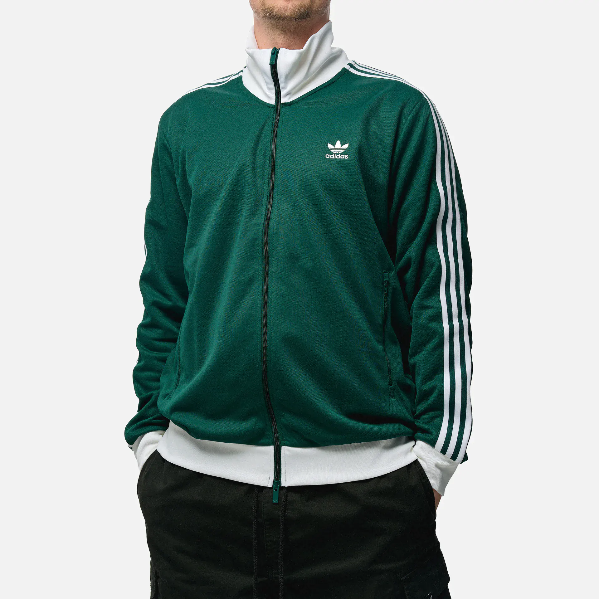 adidas Beckenbauer Originals Green Jacket Track Collegiate