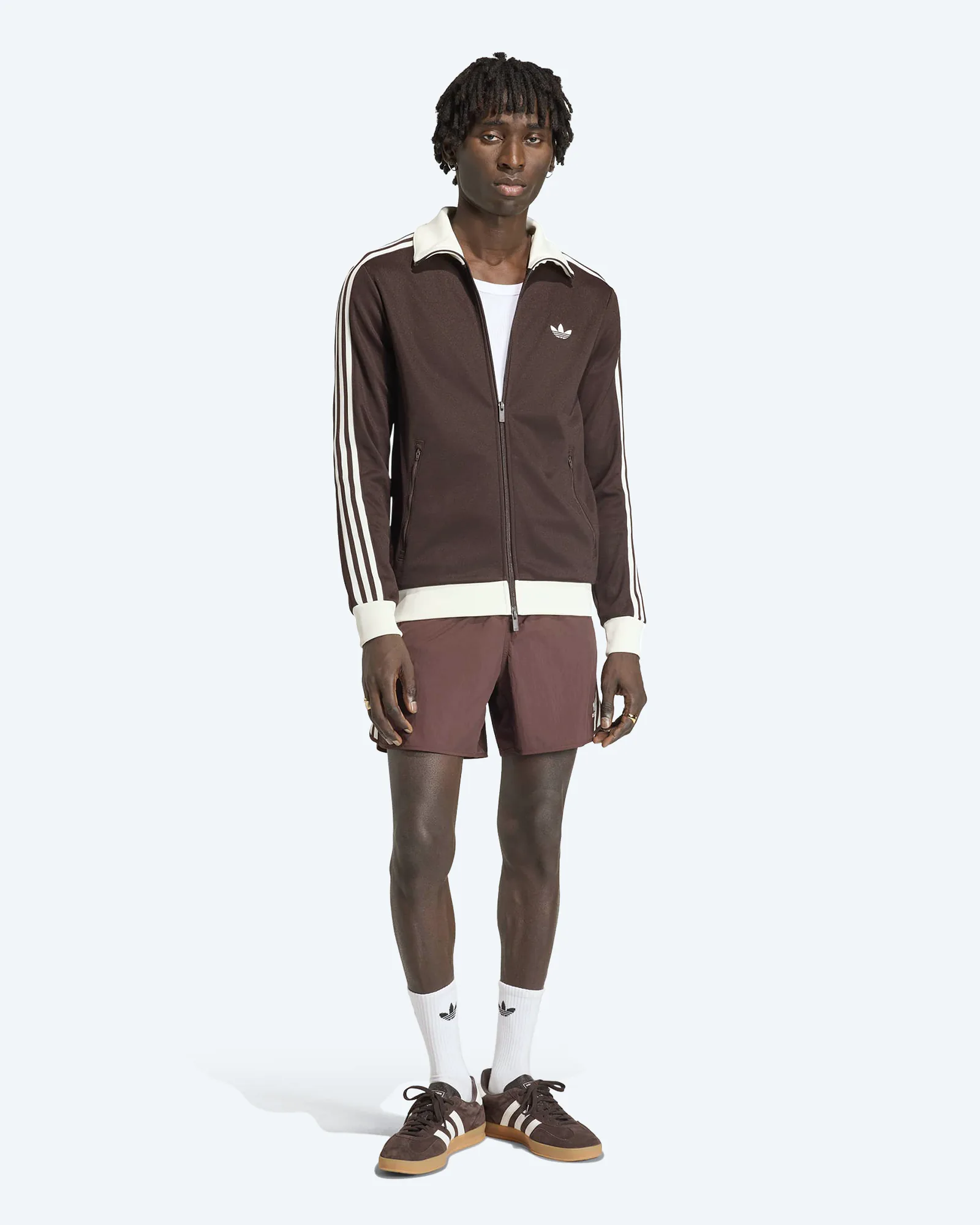 adidas Originals Classics Beckenbauer Track Top Aurora Coffee/Off White