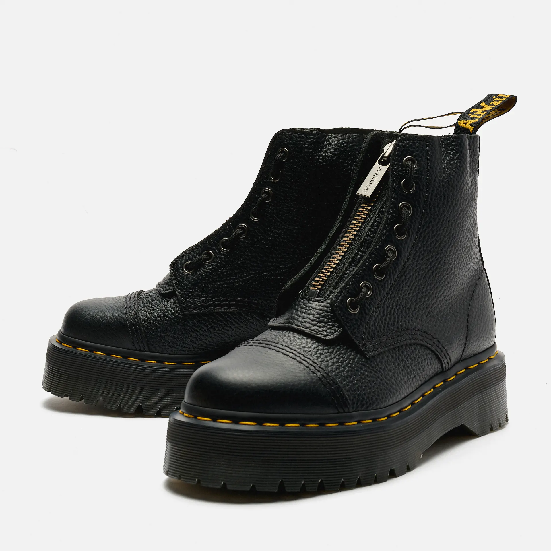 Dr. Martens Sinclair Milled Nappa Plateau Boots Black