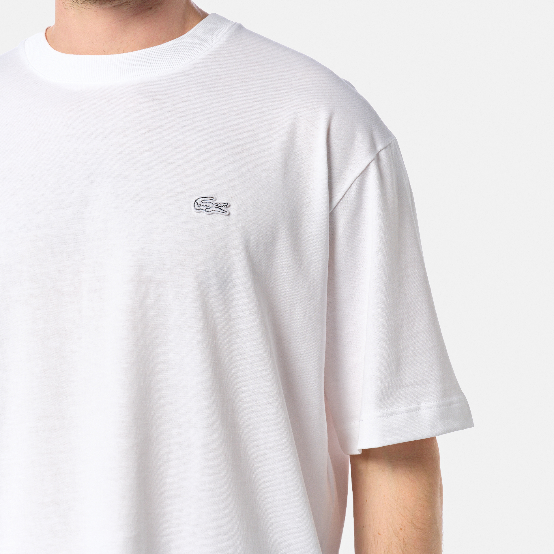 Lacoste Loose Fit-T-Shirt White