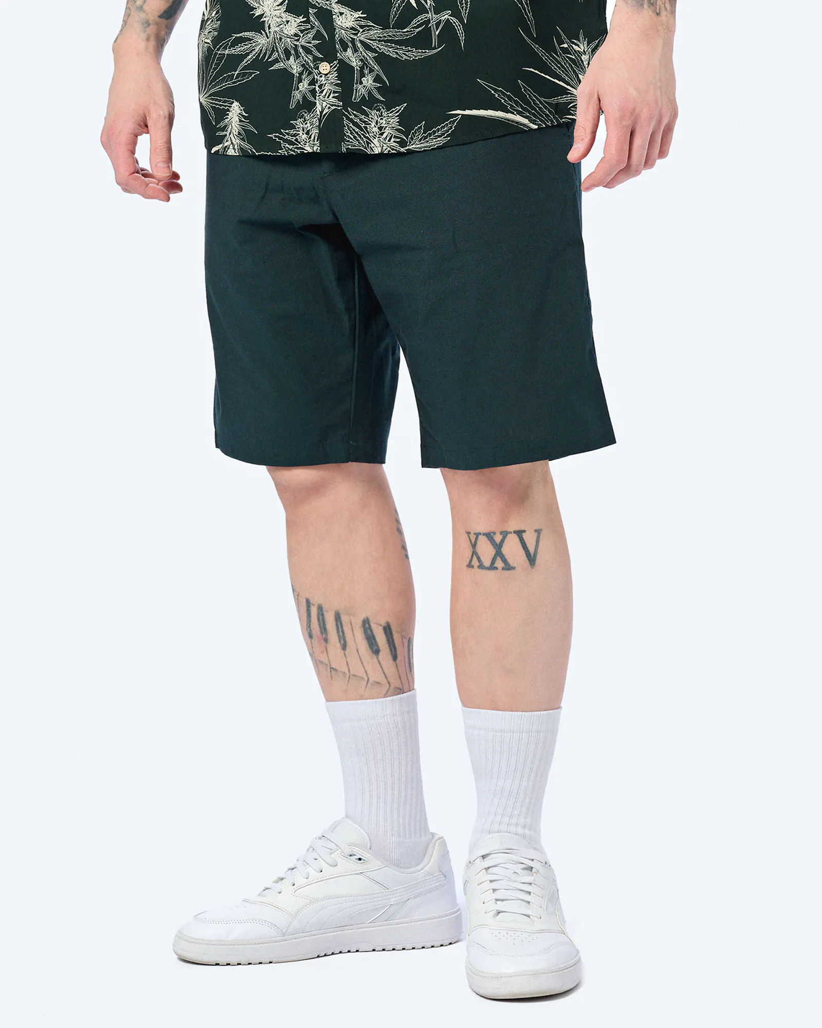 Iriedaily Golfer Chambray Shorts Nightforest Iriedaily Golfer Chambray Shorts Nightforest