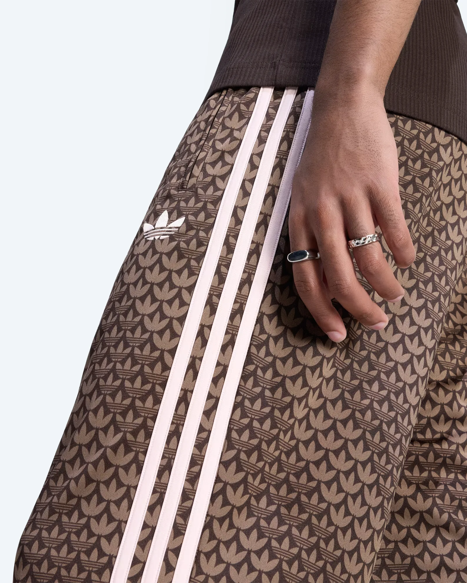 adidas Originals Firebird Monogram Track Pants Aurora Coffee/Earth Strata