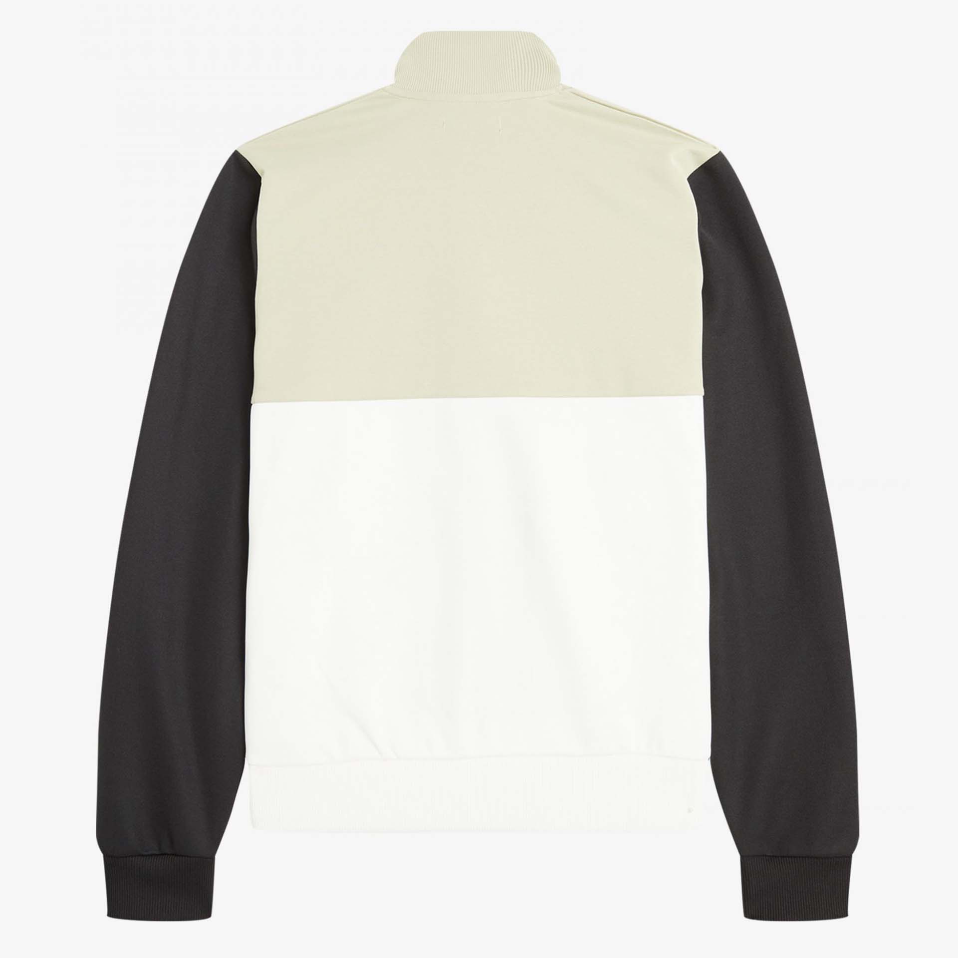 Fred Perry Colour Block Track Jacket Light Oyster