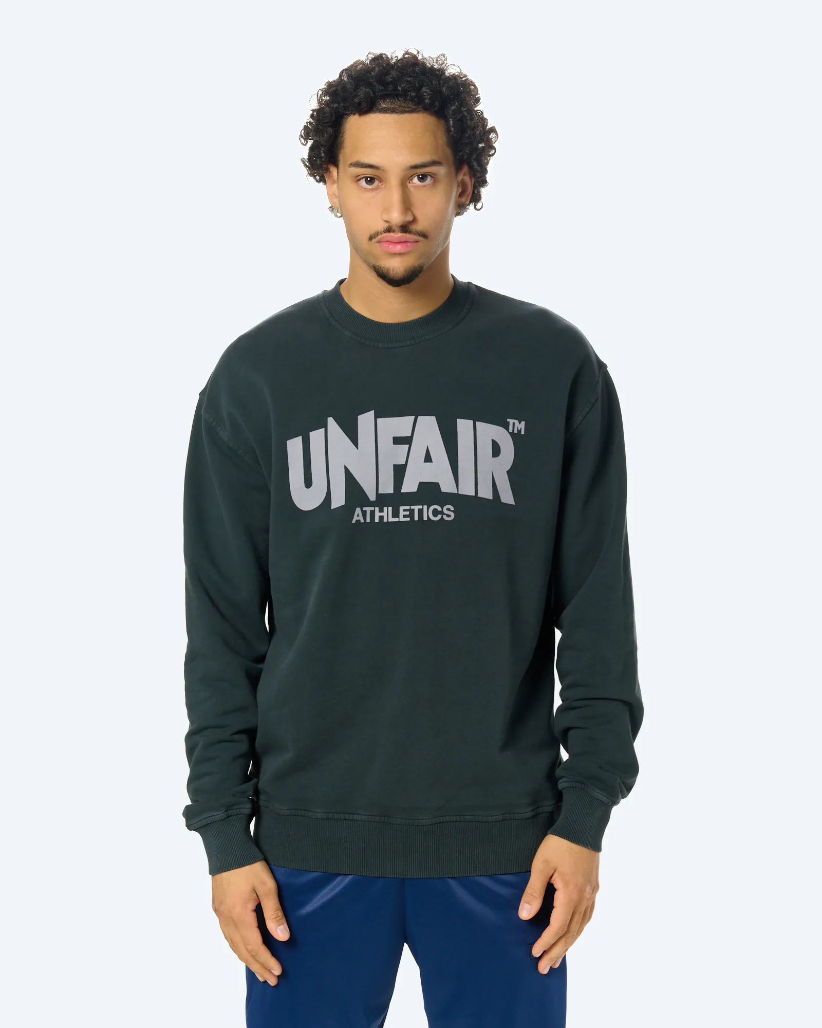 Classic Label Crewneck Washed Black
