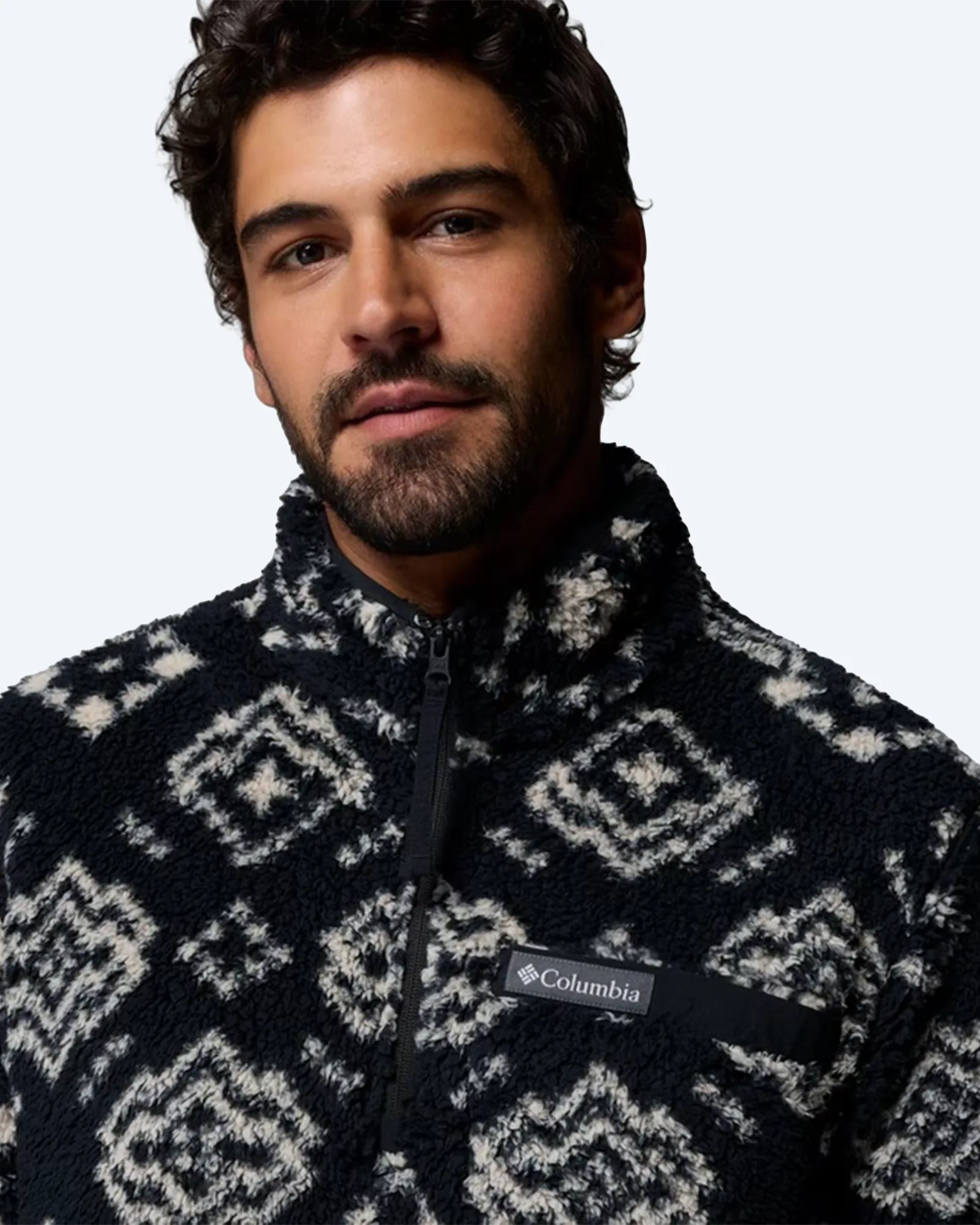 Rugged Ridge™ High Pile Half Zip Black Checked O