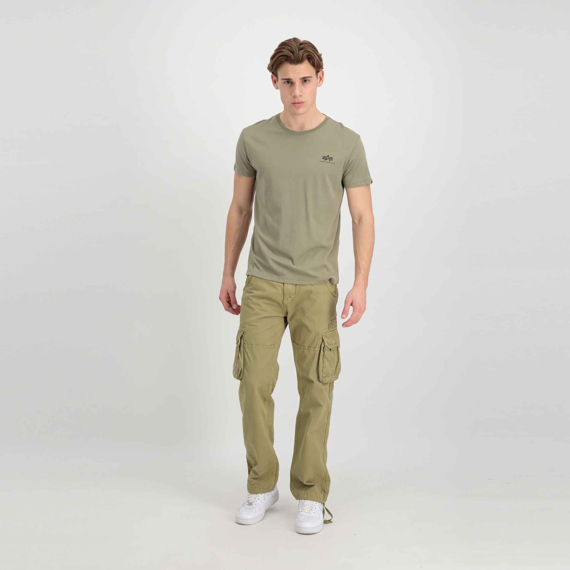 Alpha Industries Backprint T-Shirt Olive/Black Alpha Industries Backprint T-Shirt Olive/Black