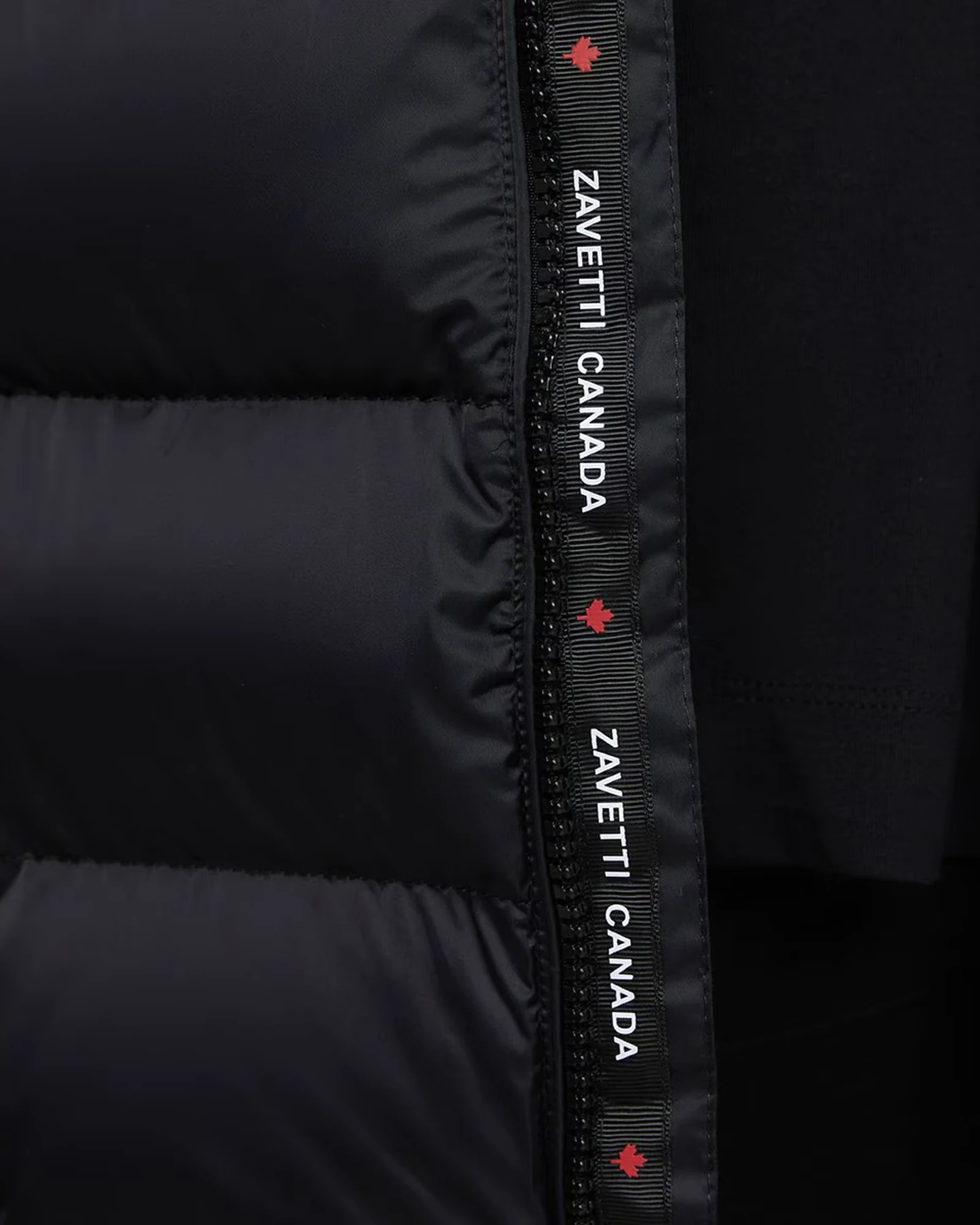 Zavetti Canada Virna Slimline Puffer Jacket Black