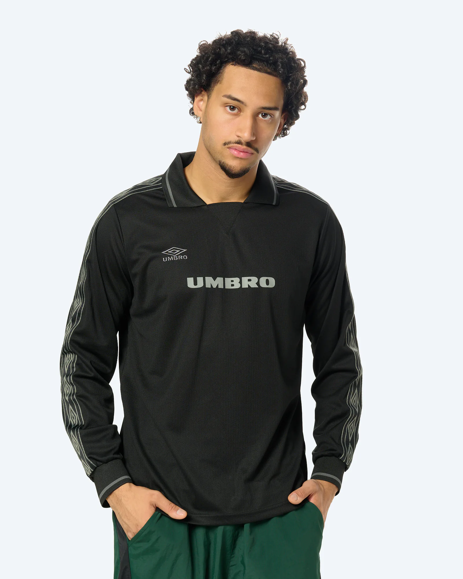 Taped Longsleeve Jersey Black/Sedona Sage