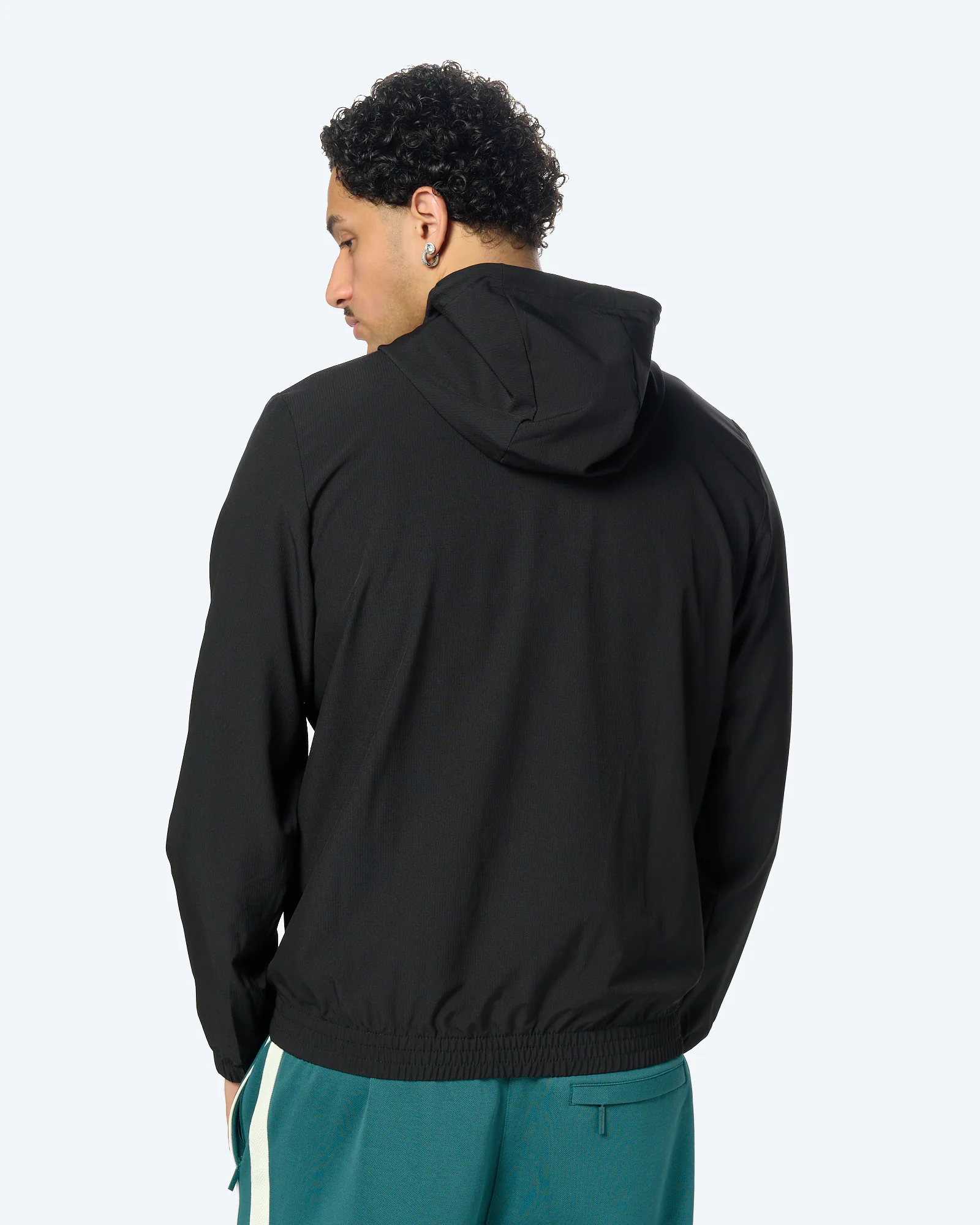 Sergio Tacchini Carson Ripstop Stretch Hoodie Tracktop Black