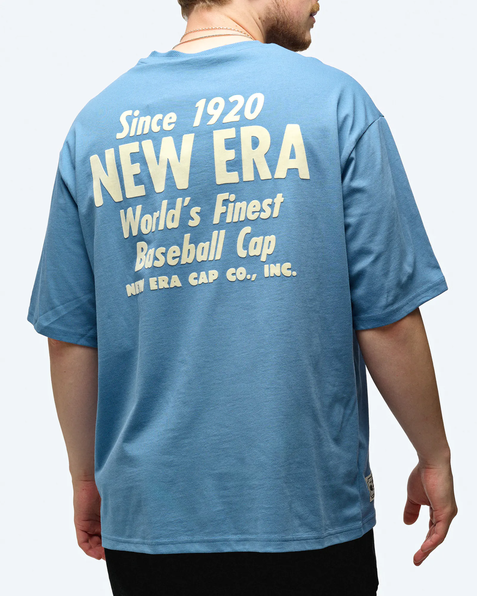 New Era Graphic Backprint Oversized T-Shirt Blue New Era Graphic Backprint Oversized T-Shirt Blue