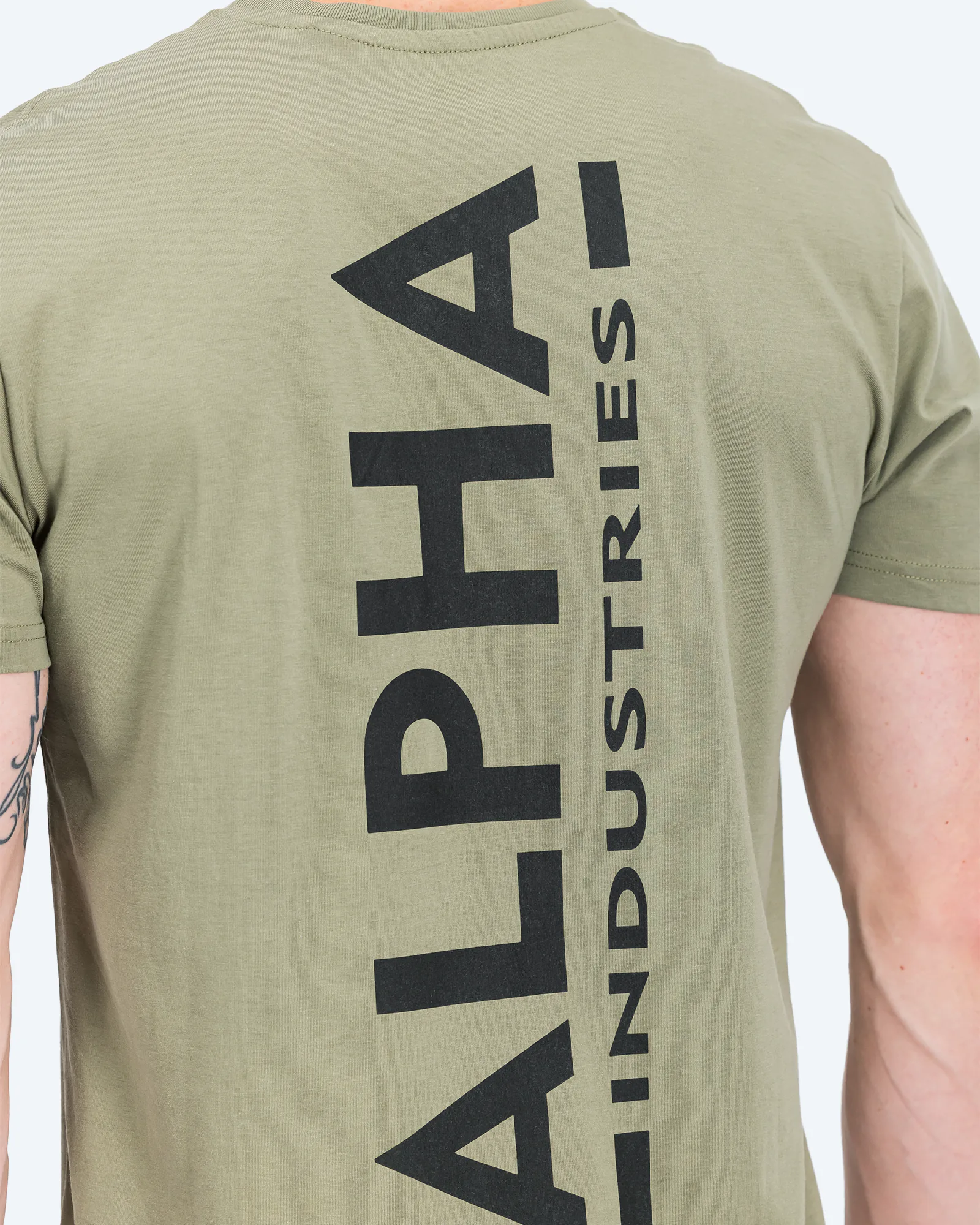 Backprint T-Shirt Olive/Black