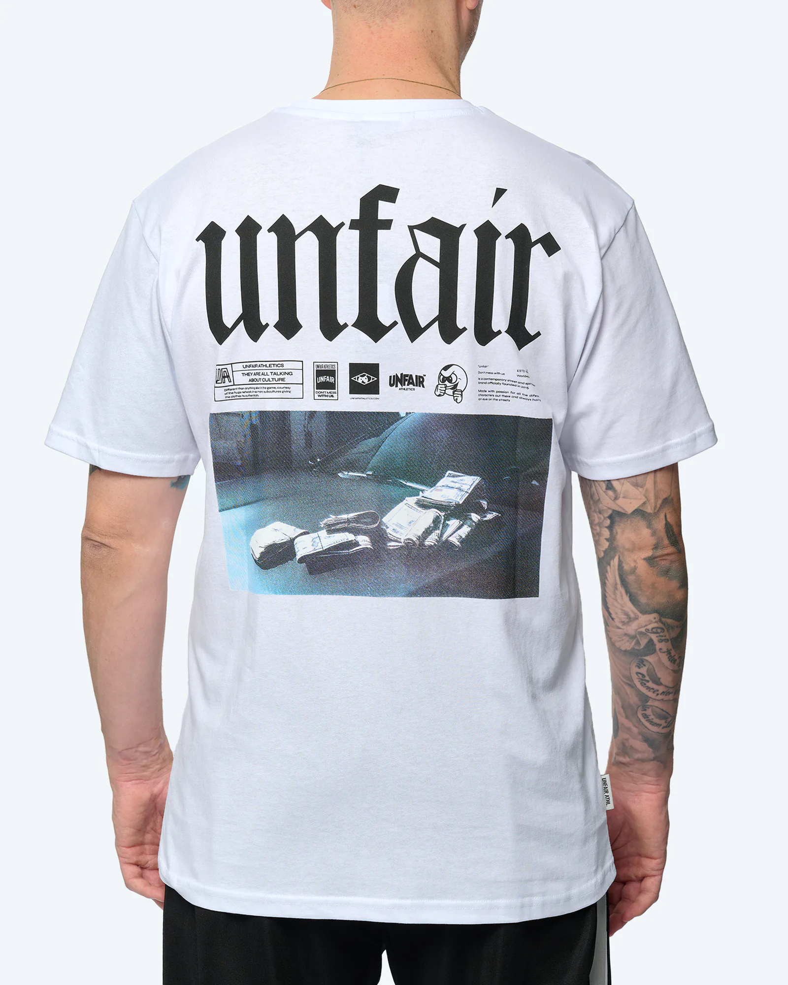 Unfair Athletics Money Stacks T-Shirt White Unfair Athletics Money Stacks T-Shirt White