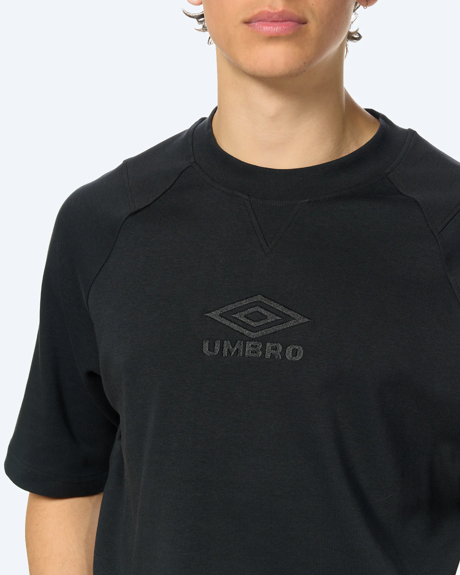 Umbro Iconic Boxy Tee Black/Volcanic Ash