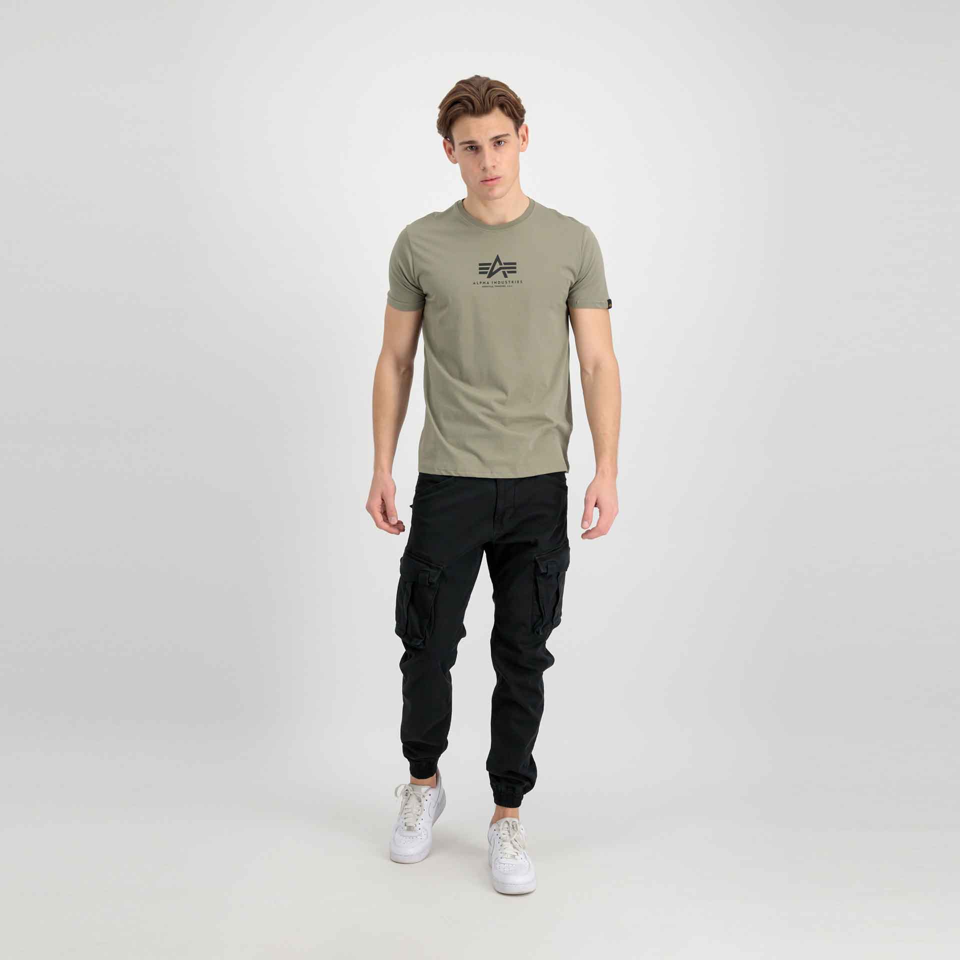 Alpha Industries Basic ML T-Shirt Olive