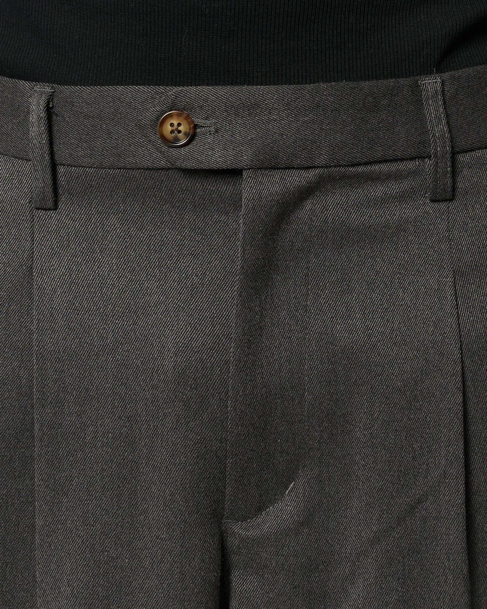 Heritage Pleated Pants Dark Grey