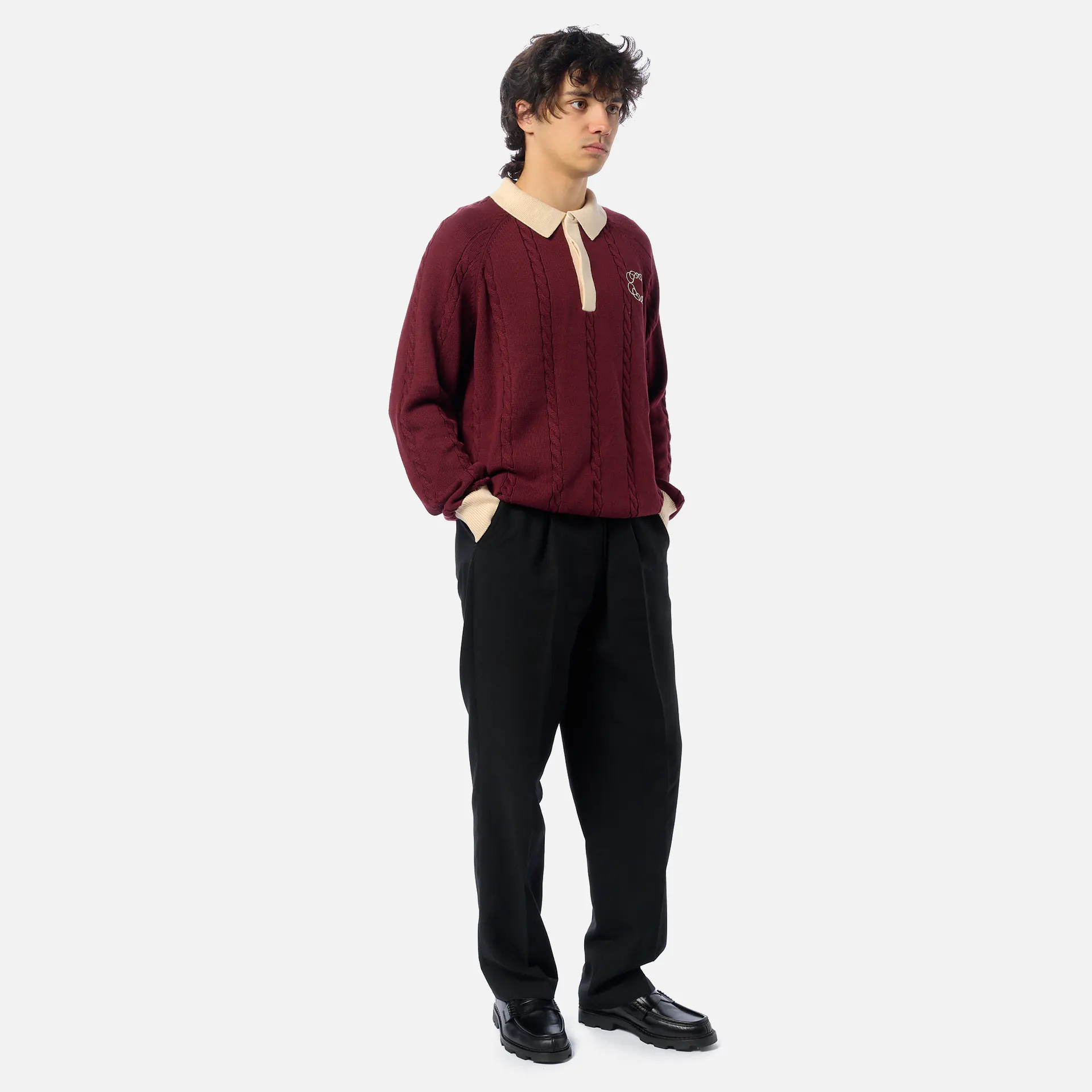 Prohibited Legacy Knitted Jersey Bordeaux
