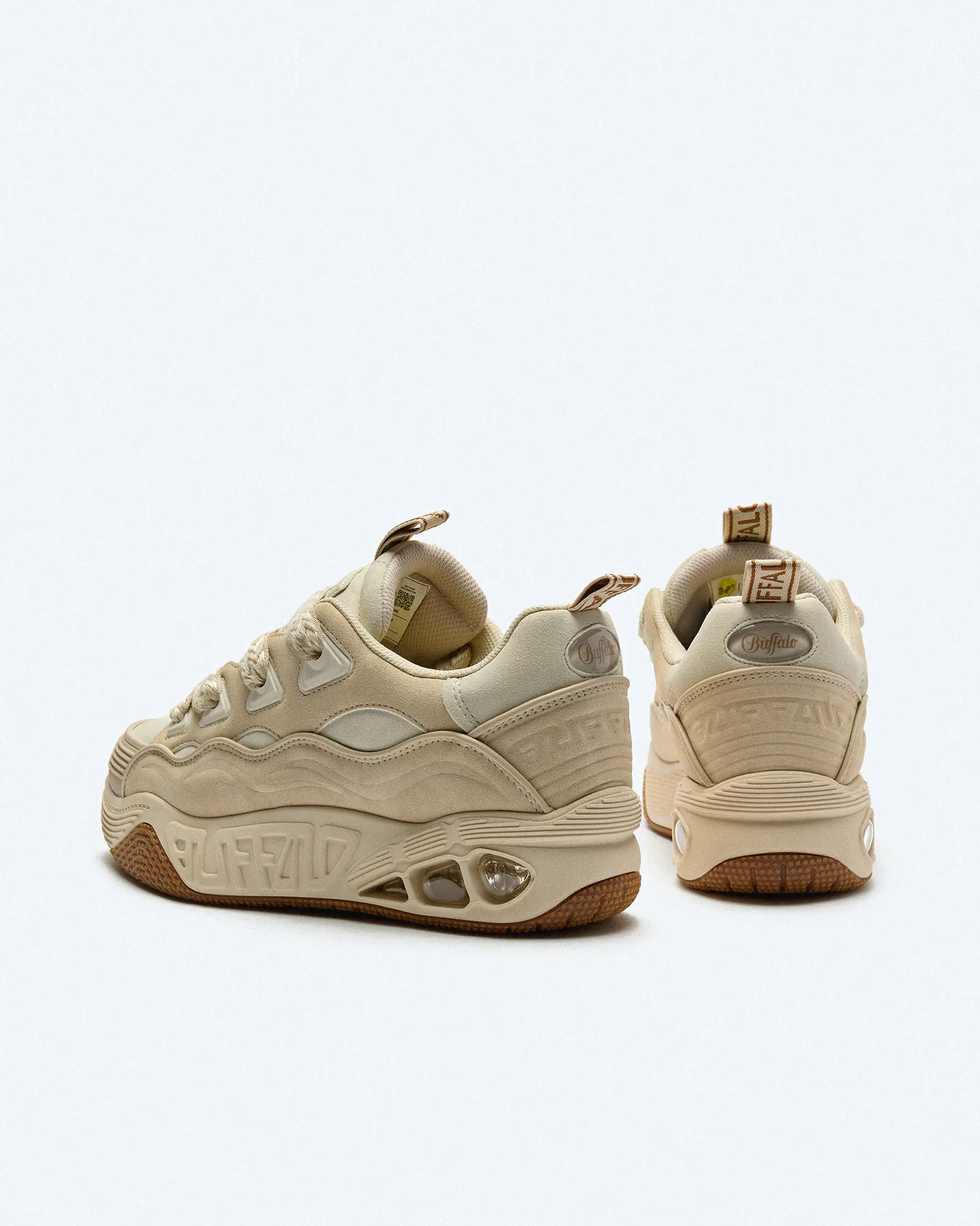 Buffalo Hero Skate Vegan Nubuck Sneaker Cream/Beige Buffalo Hero Skate Vegan Nubuck Sneaker Cream/Beige