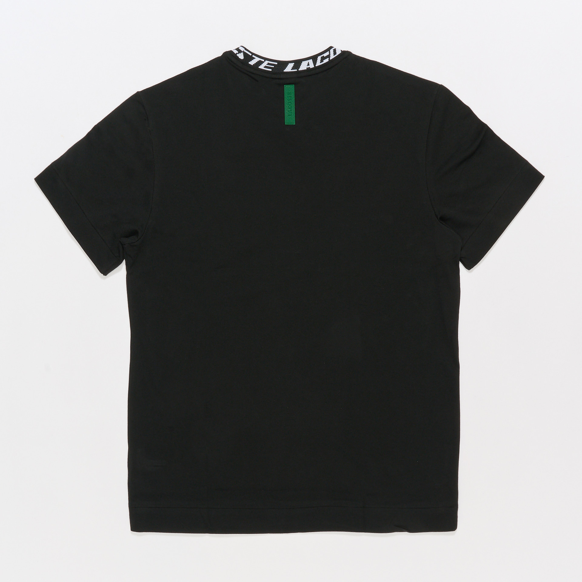 Lacoste Branded Collar T-Shirt Black