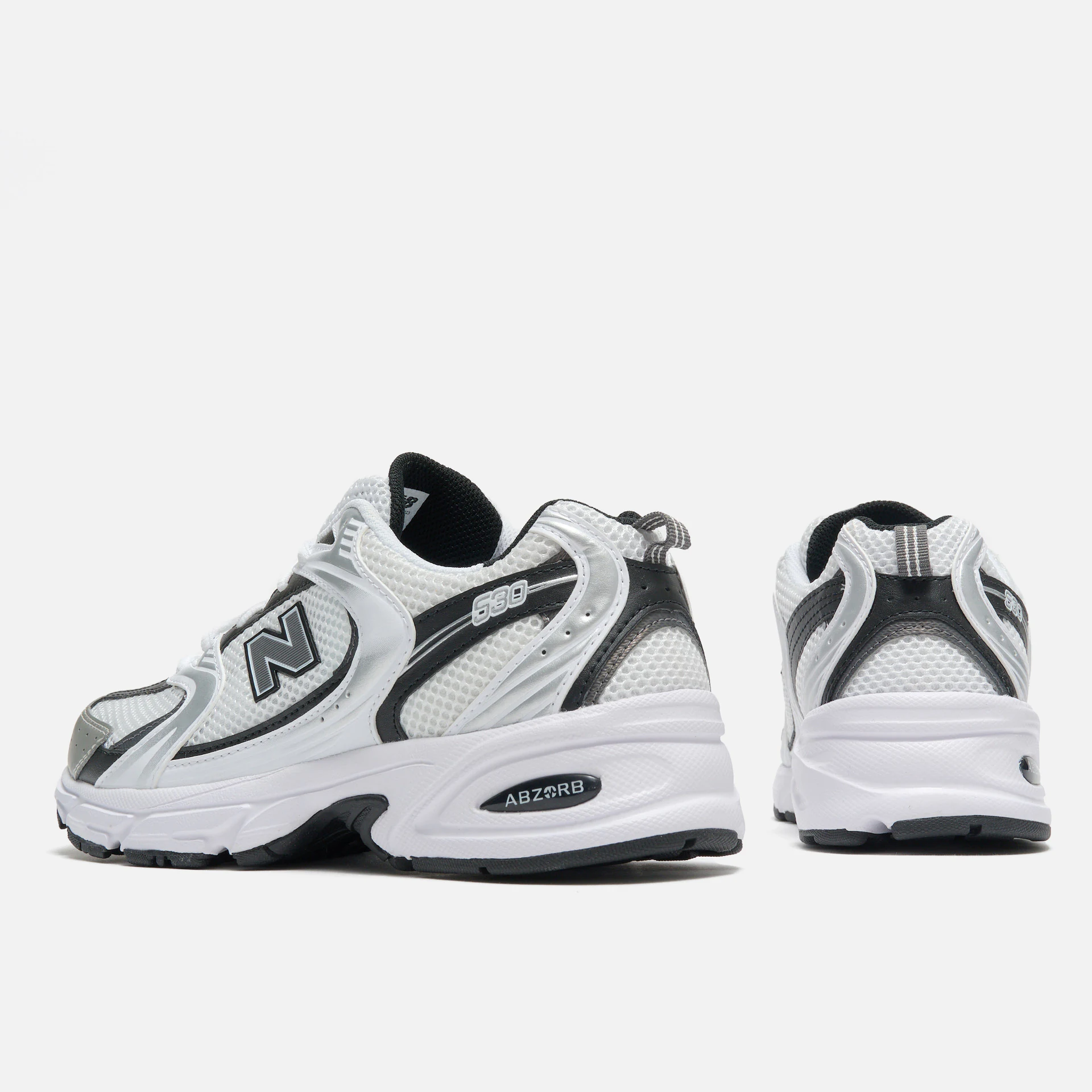 New Balance MR530LB Sneaker White/Silver Metallic