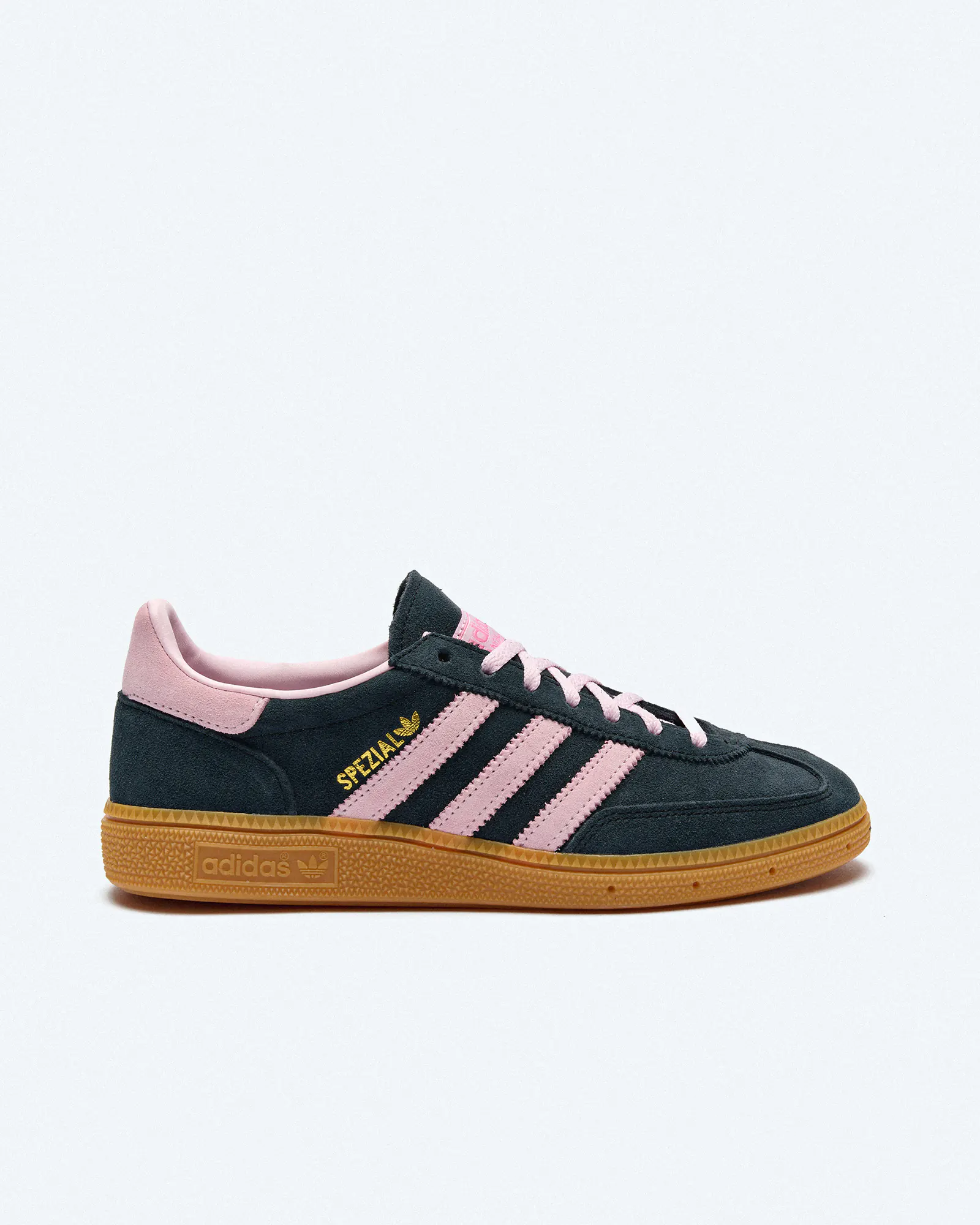 adidas Originals Handball Spezial Sneakers Core Black/Clear Pink/Gum adidas Originals Handball Spezial Sneakers Core Black/Clear Pink/Gum