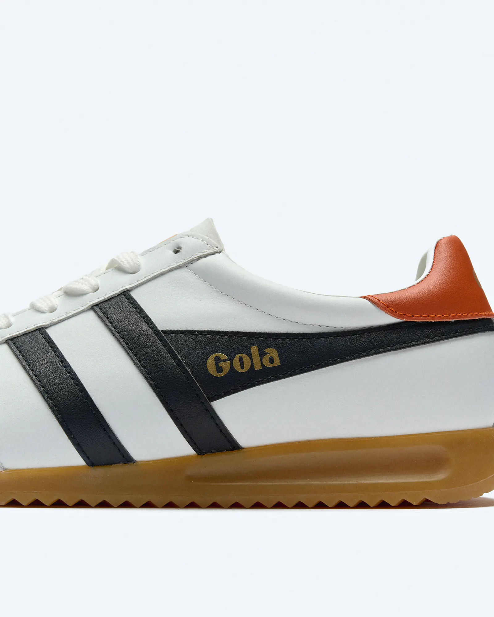 Gola Torpedo Leather Sneaker White/Black/Moody Orange Gola Torpedo Leather Sneaker White/Black/Moody Orange