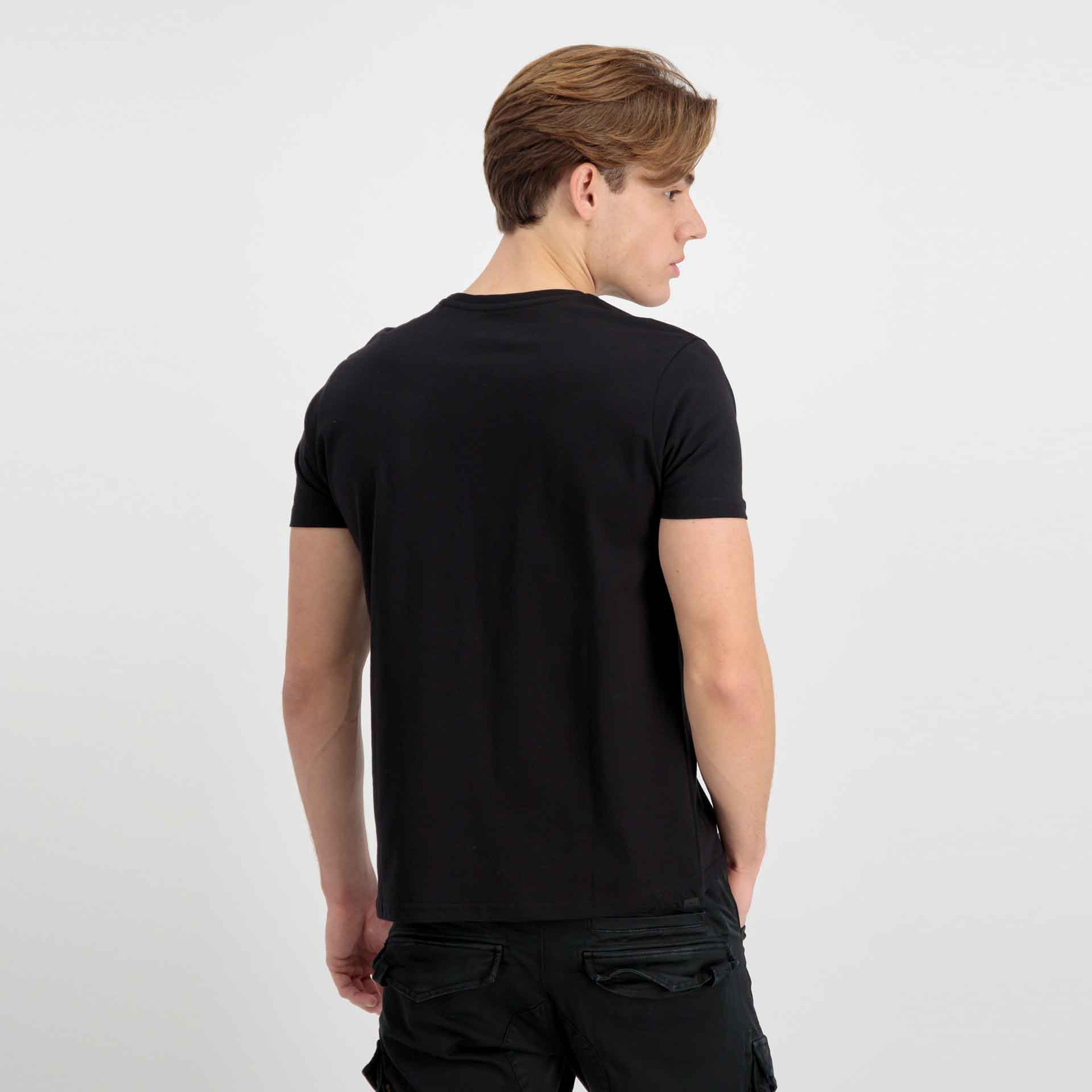 Alpha Industries Basic T-Shirt Small Logo Black