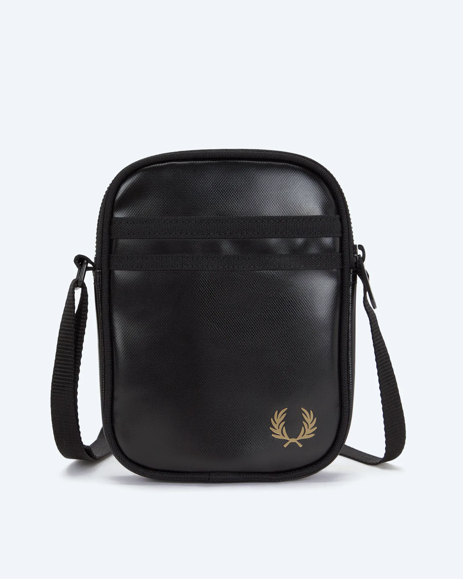 Fred Perry Tonal Classic Small Side Bag Black/Gold