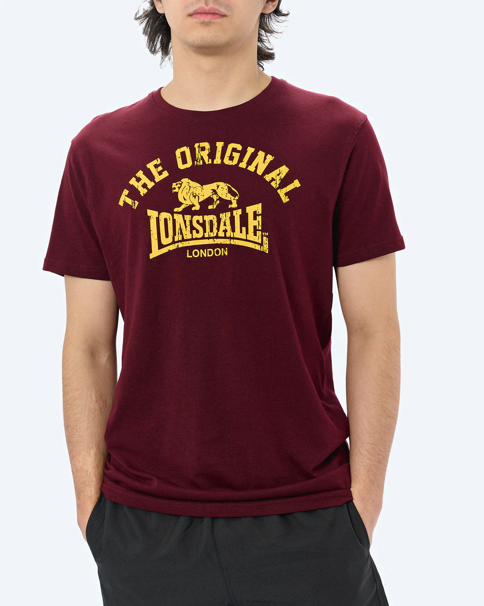 Lonsdale ORIGINAL T-Shirt Vintage Oxblood Lonsdale ORIGINAL T-Shirt Vintage Oxblood