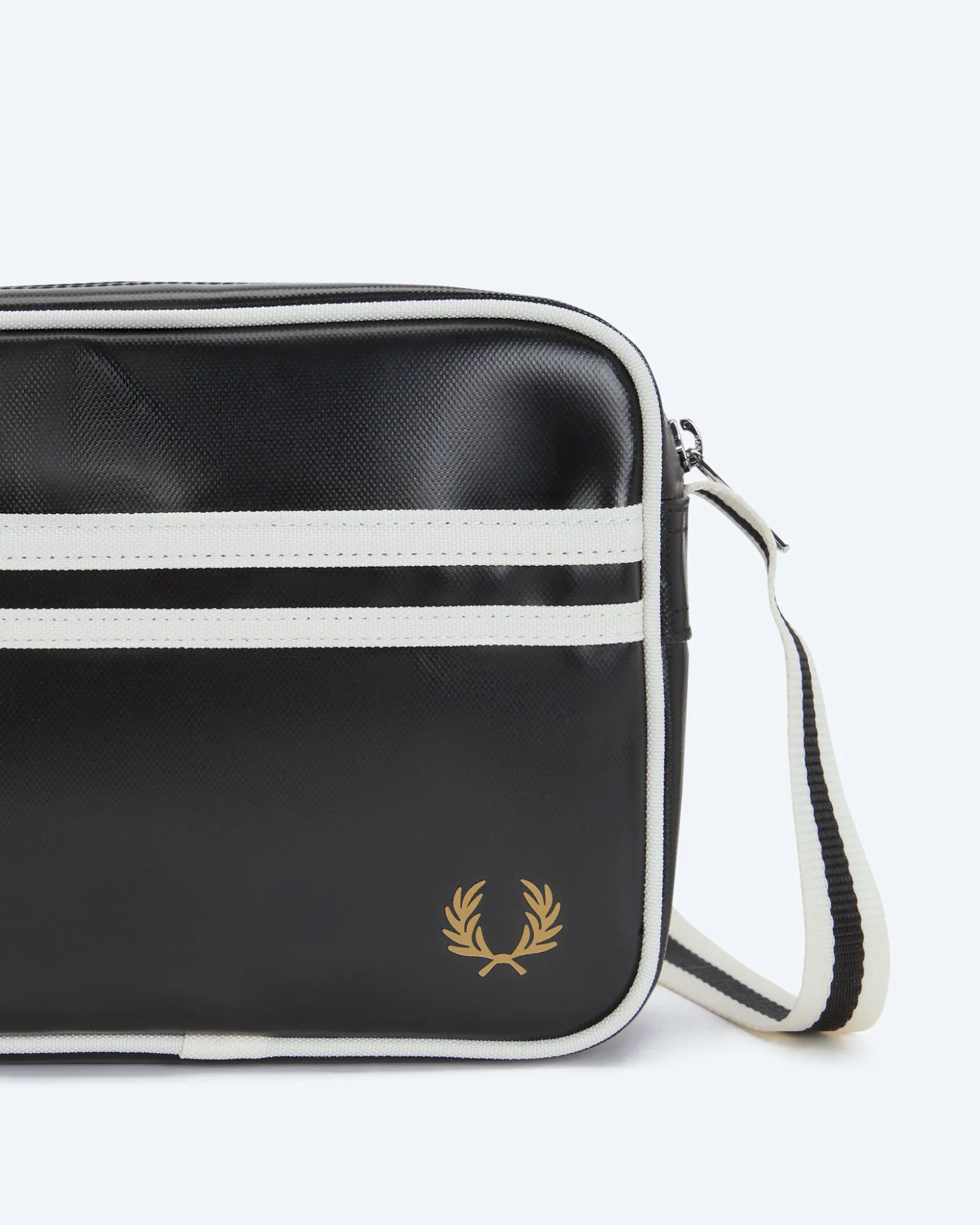 Fred Perry Classic Mini Shoulder Bag Black/Ecru