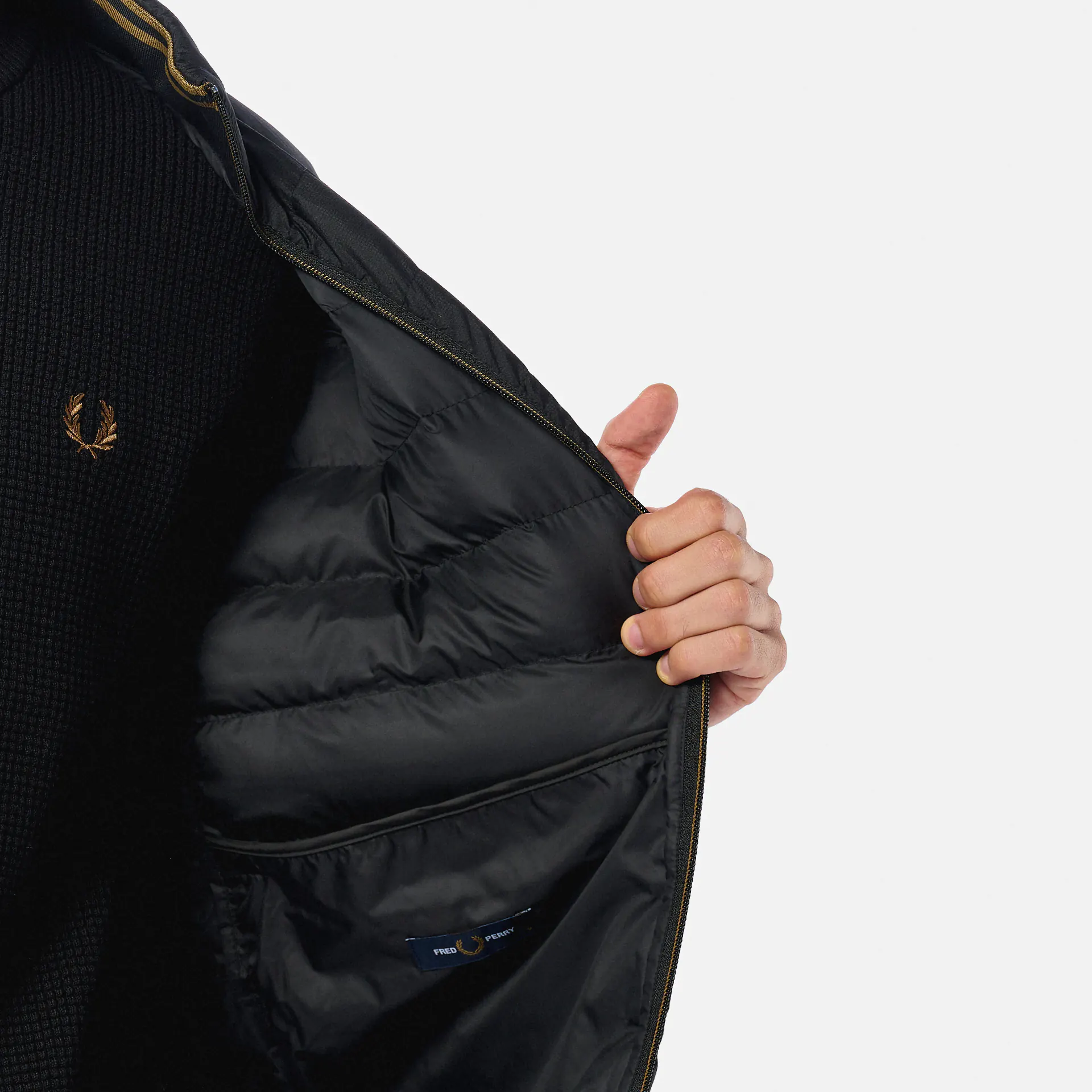 Fred Perry Insulated Jacket Black
