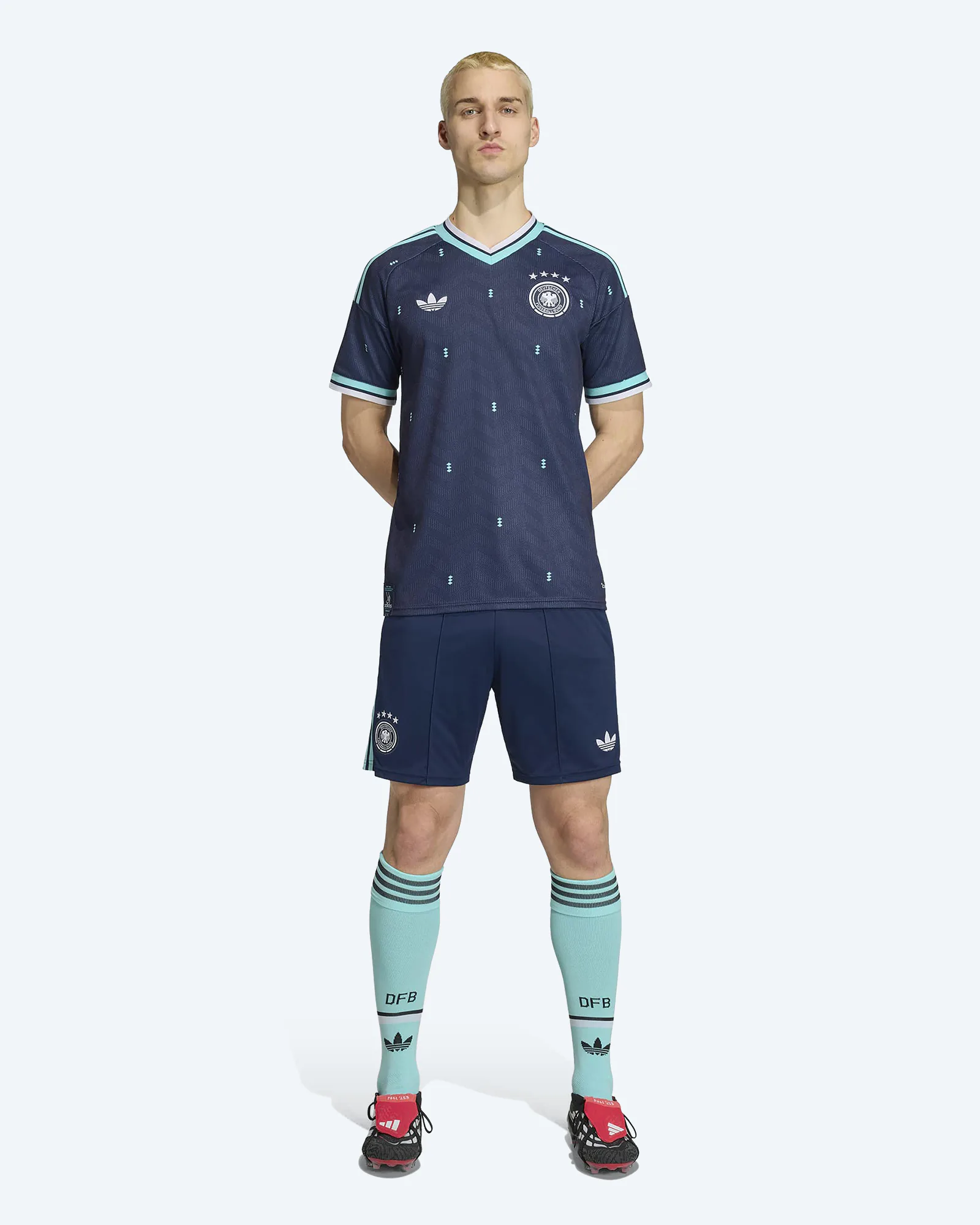 DFB Away Shorts Navy