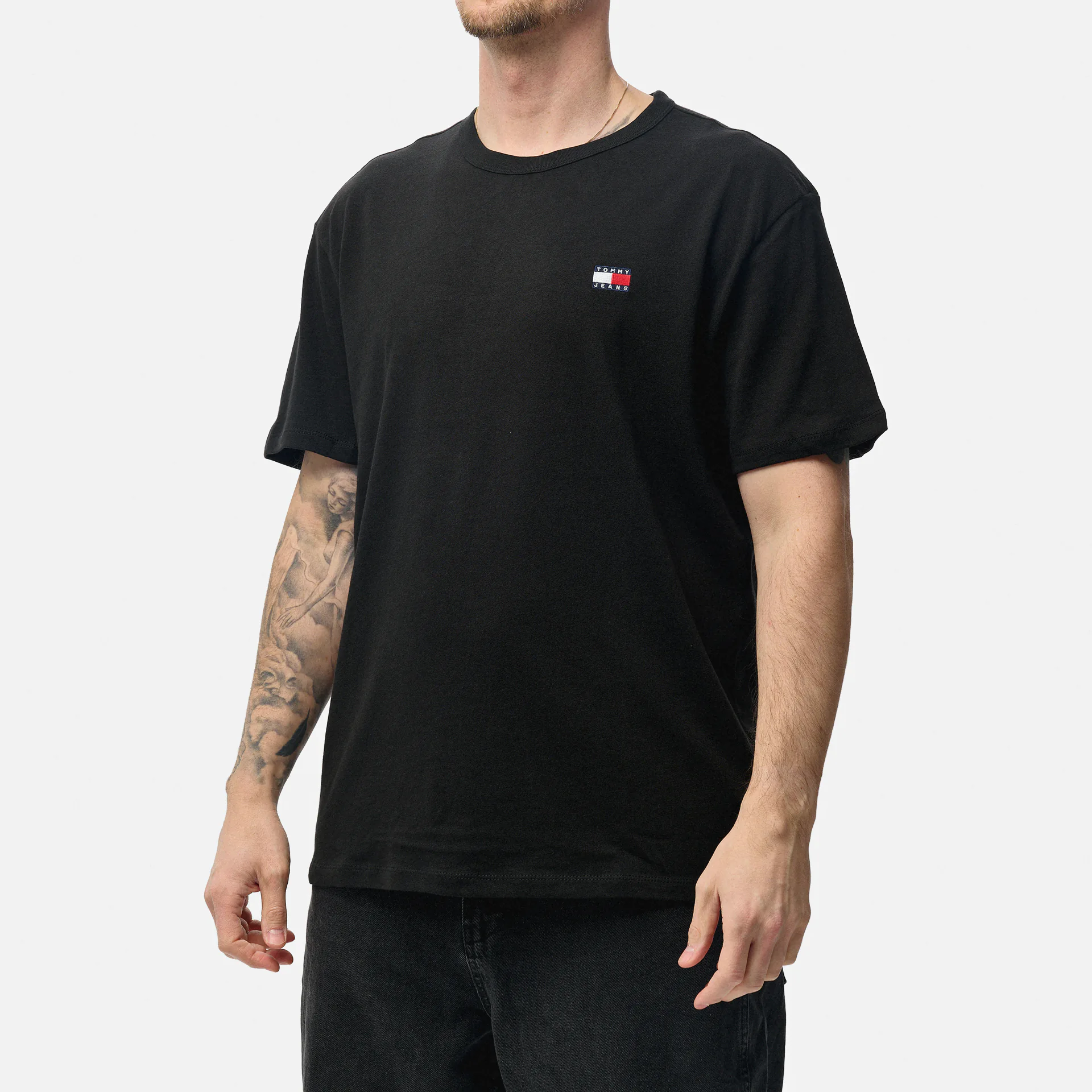 Tommy Jeans REG Badge T-Shirt EXT Black