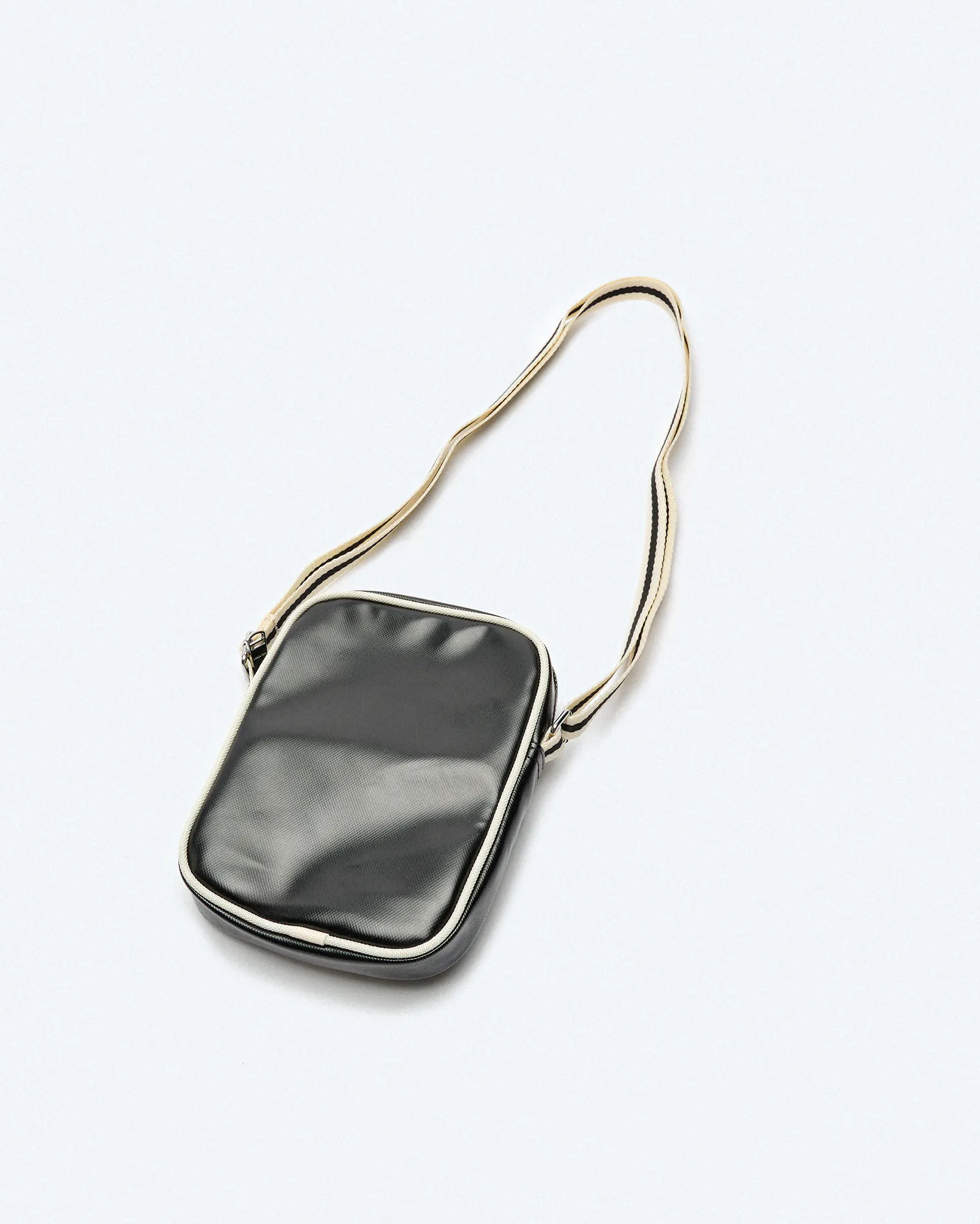 Fred Perry Classic Small Side Bag Black/Ecru