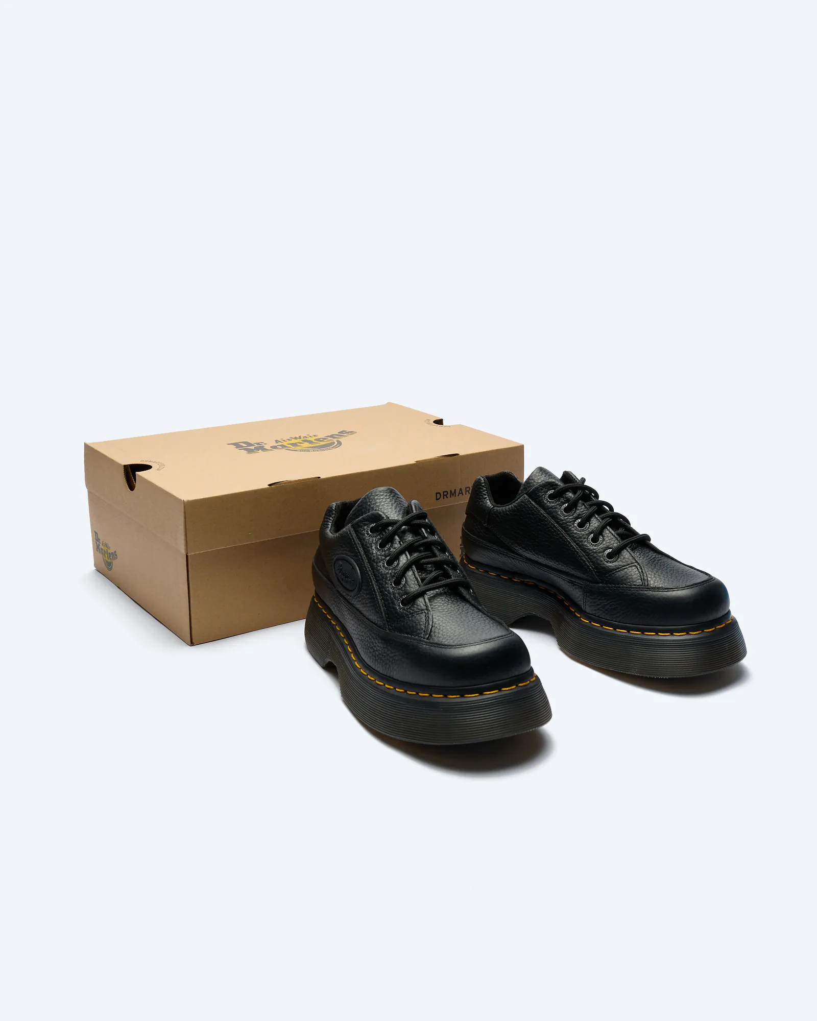 Dr. Martens Buzz 5i Shoes Black Milled Nappa