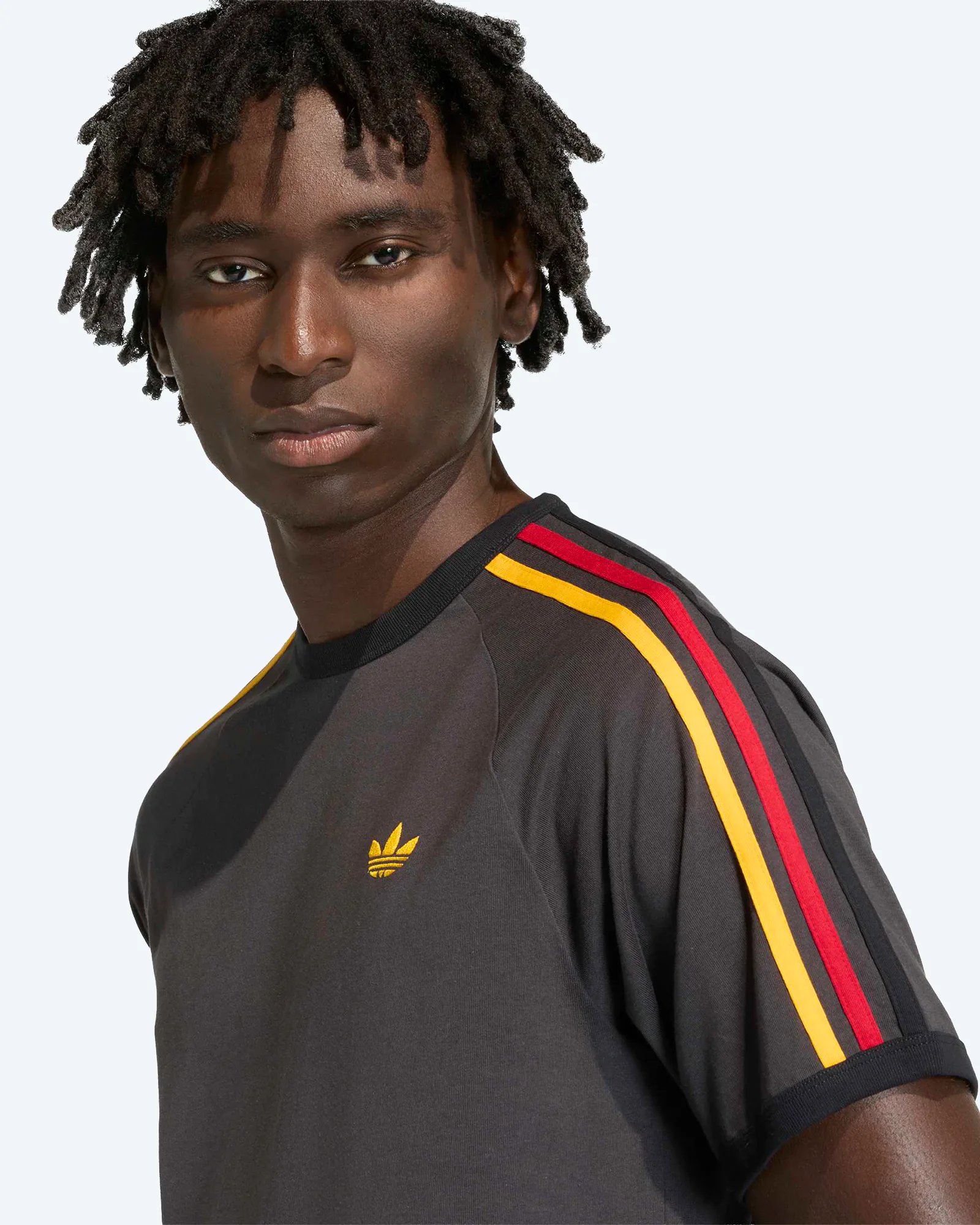 Originals 3-Stripes T-Shirt Utility Black/Gold