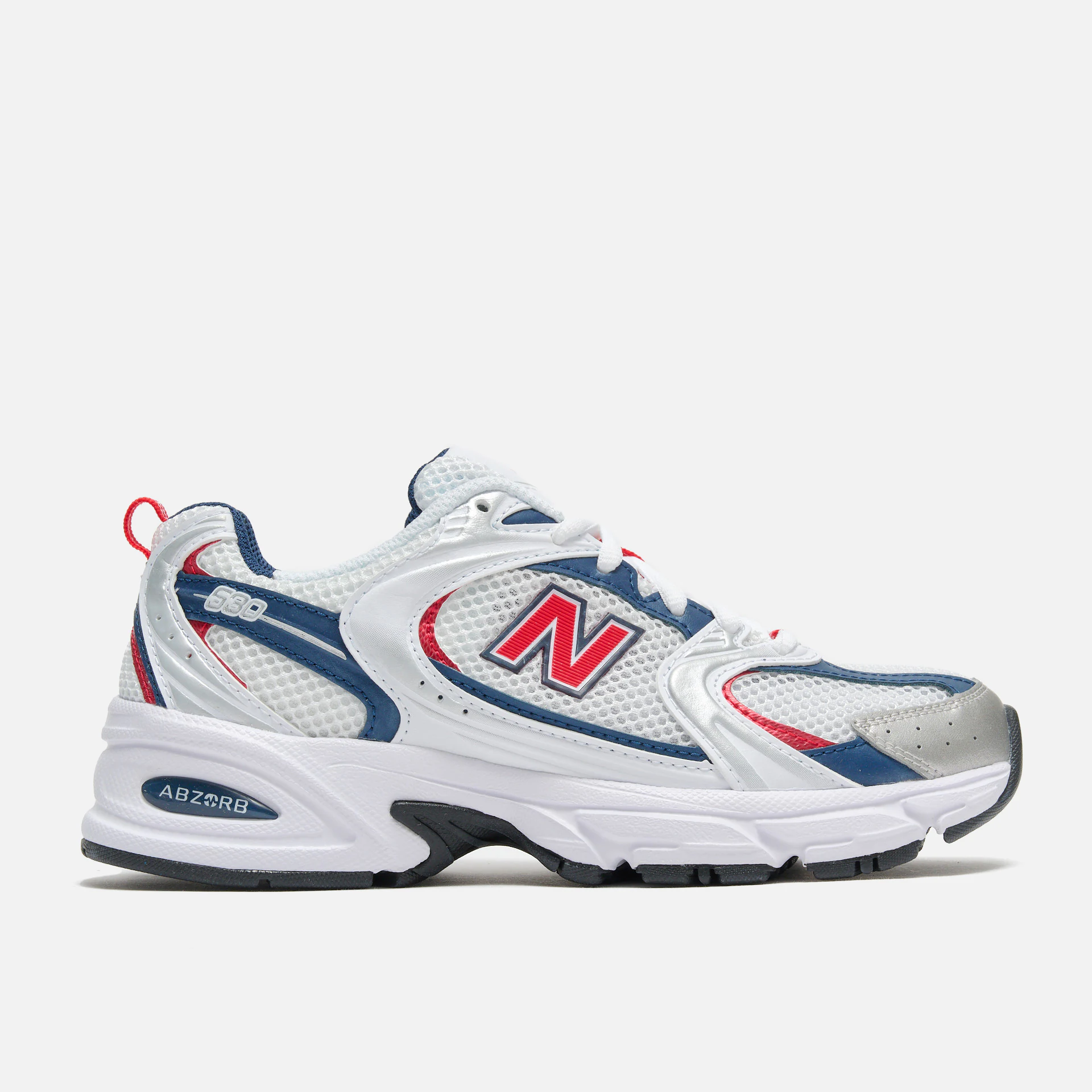 New Balance MR530LO Sneaker White/Silver Metallic/Navy