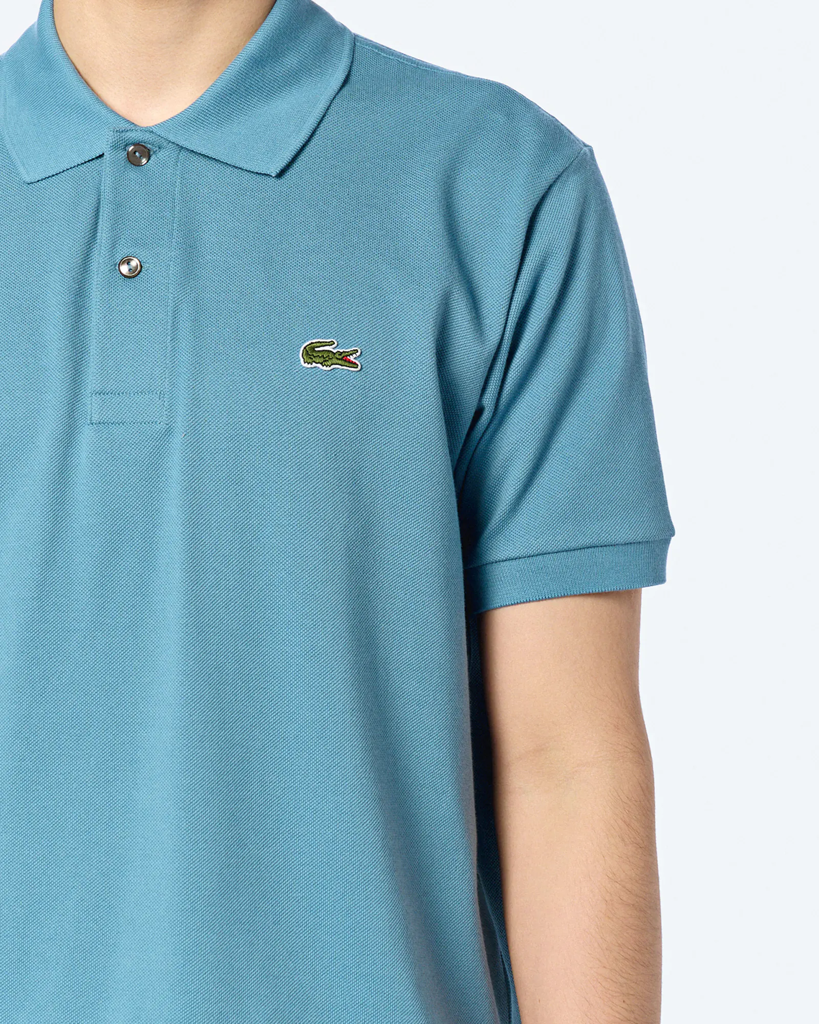 Lacoste Classic Fit Piqué Poloshirt Limestone Lacoste Classic Fit Piqué Poloshirt Limestone