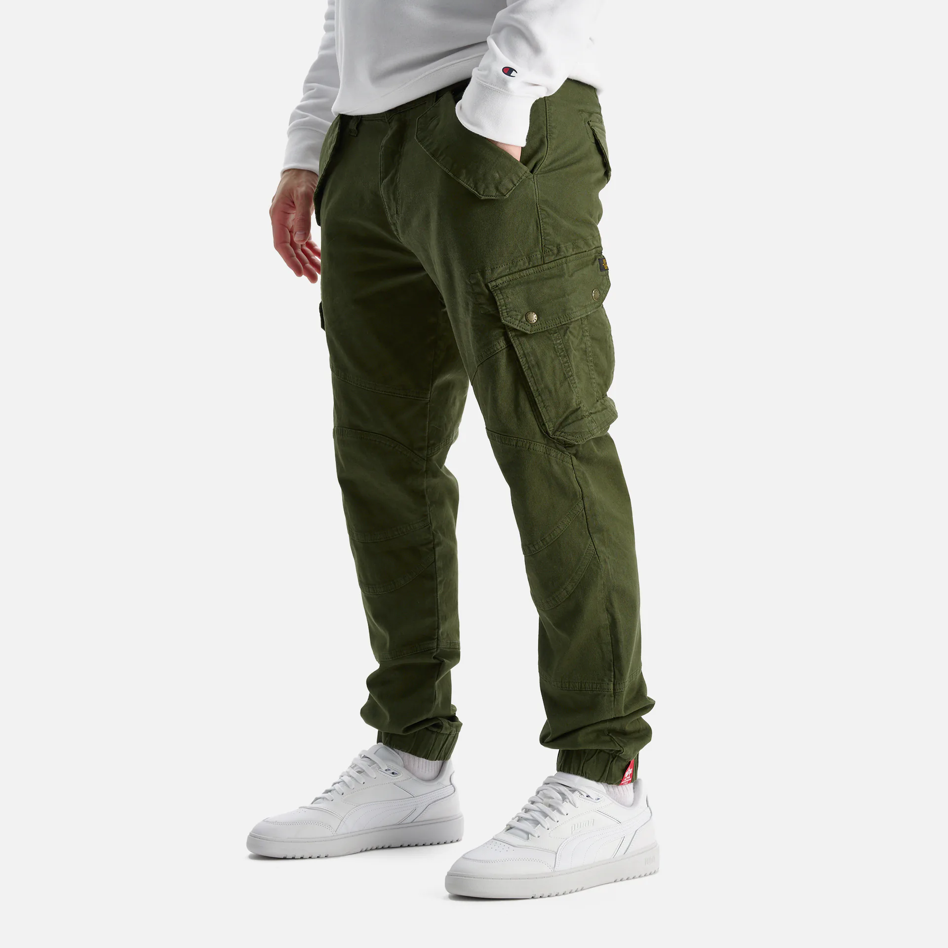 Alpha Industries Combat Cargo Pants LW Dark Olive