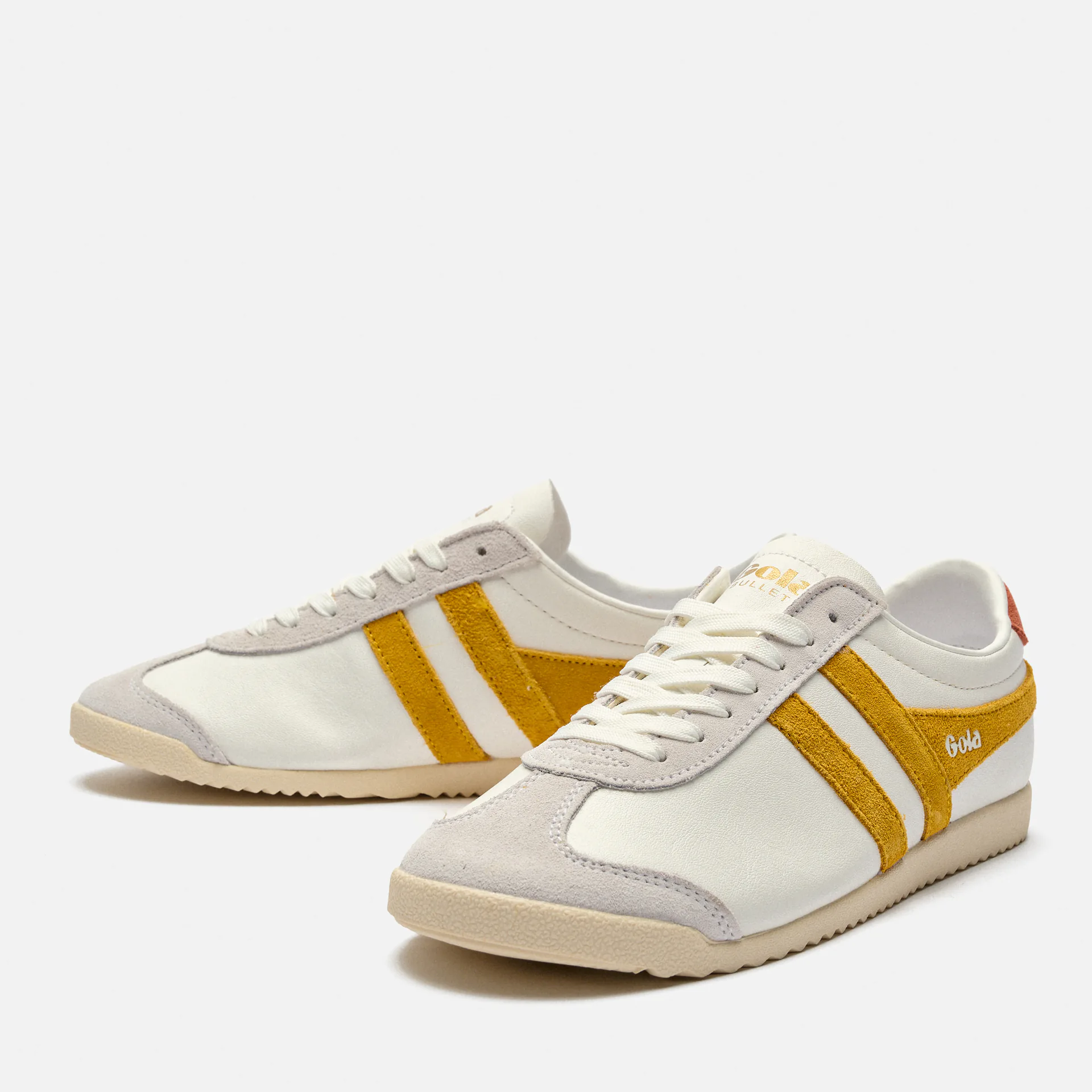 Gola Bullet Pure Sneaker White/Sun/Orange Spice