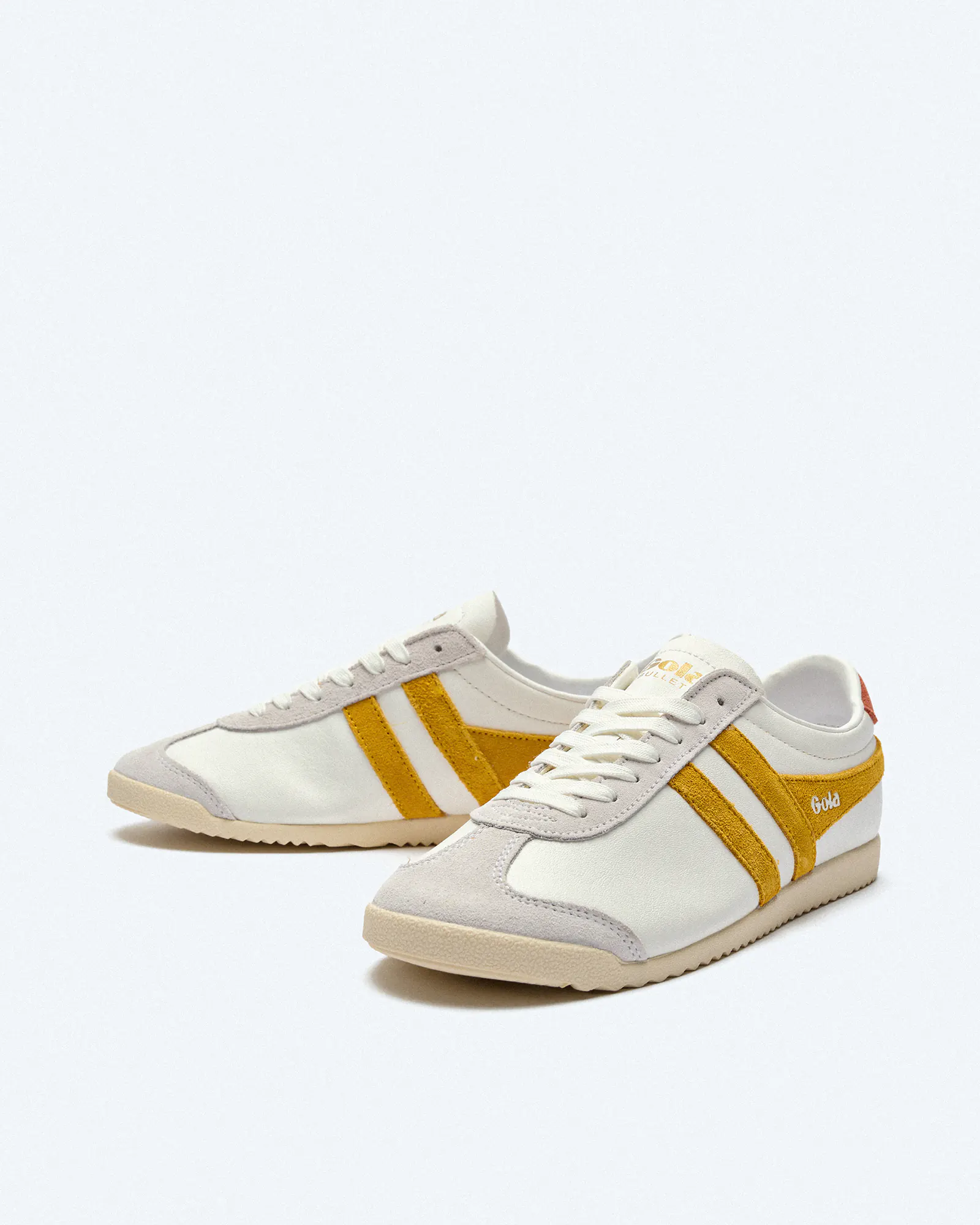 Gola Bullet Pure Sneaker White/Sun/Orange Spice Gola Bullet Pure Sneaker White/Sun/Orange Spice