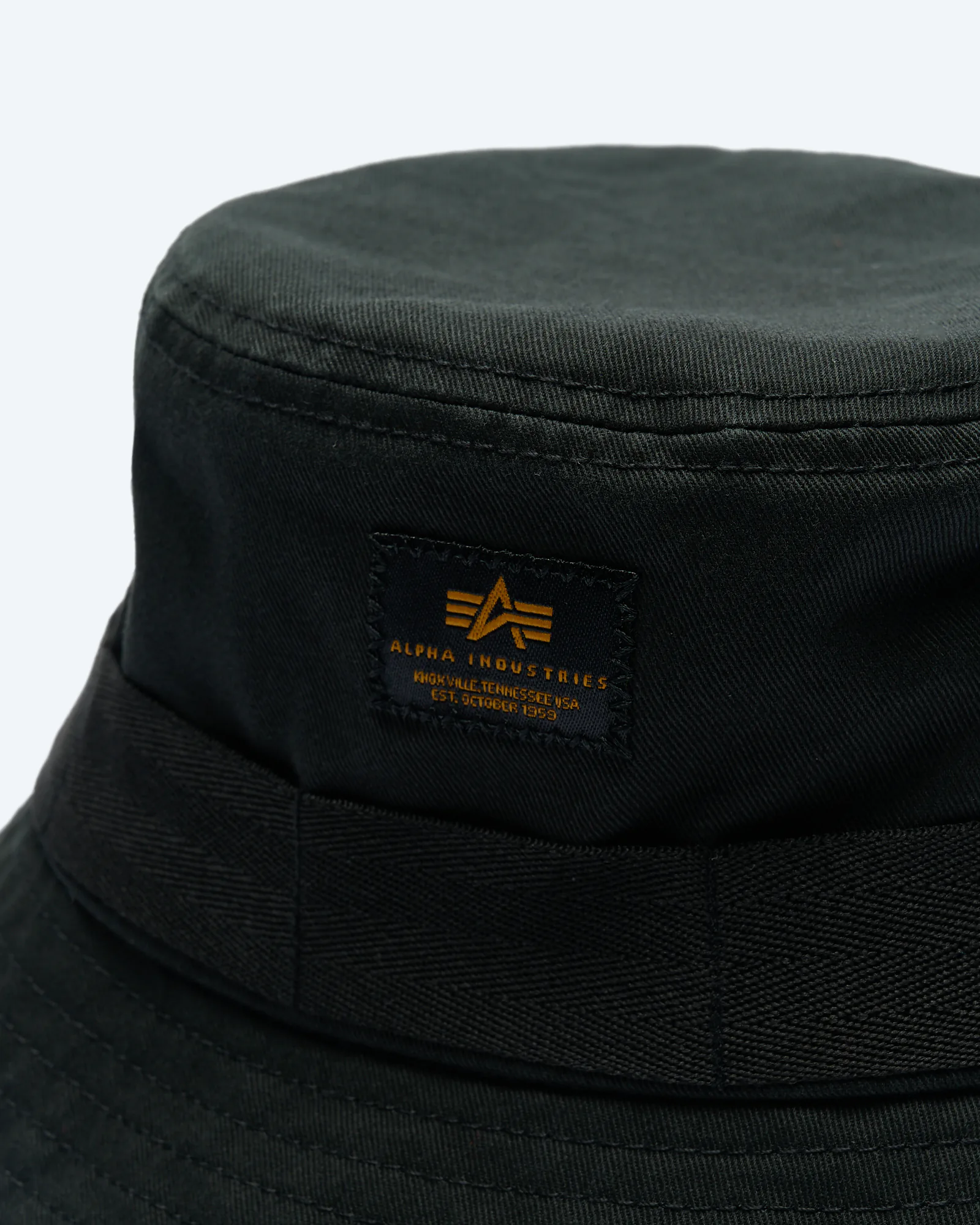 Alpha Industries Washed Out Bucket Hat Black