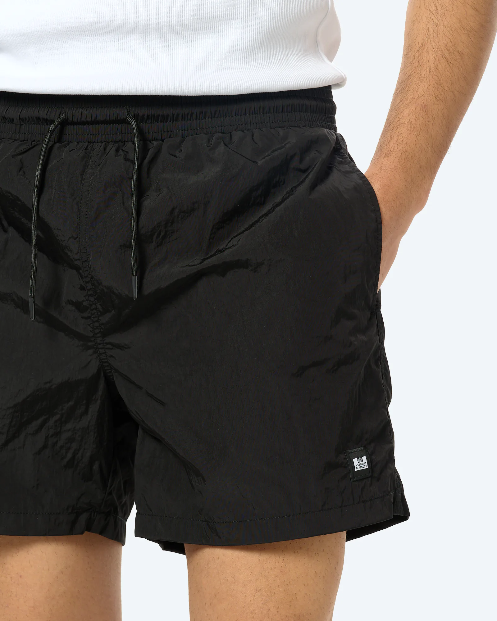Weekend Offender Stacks Swim Short Black