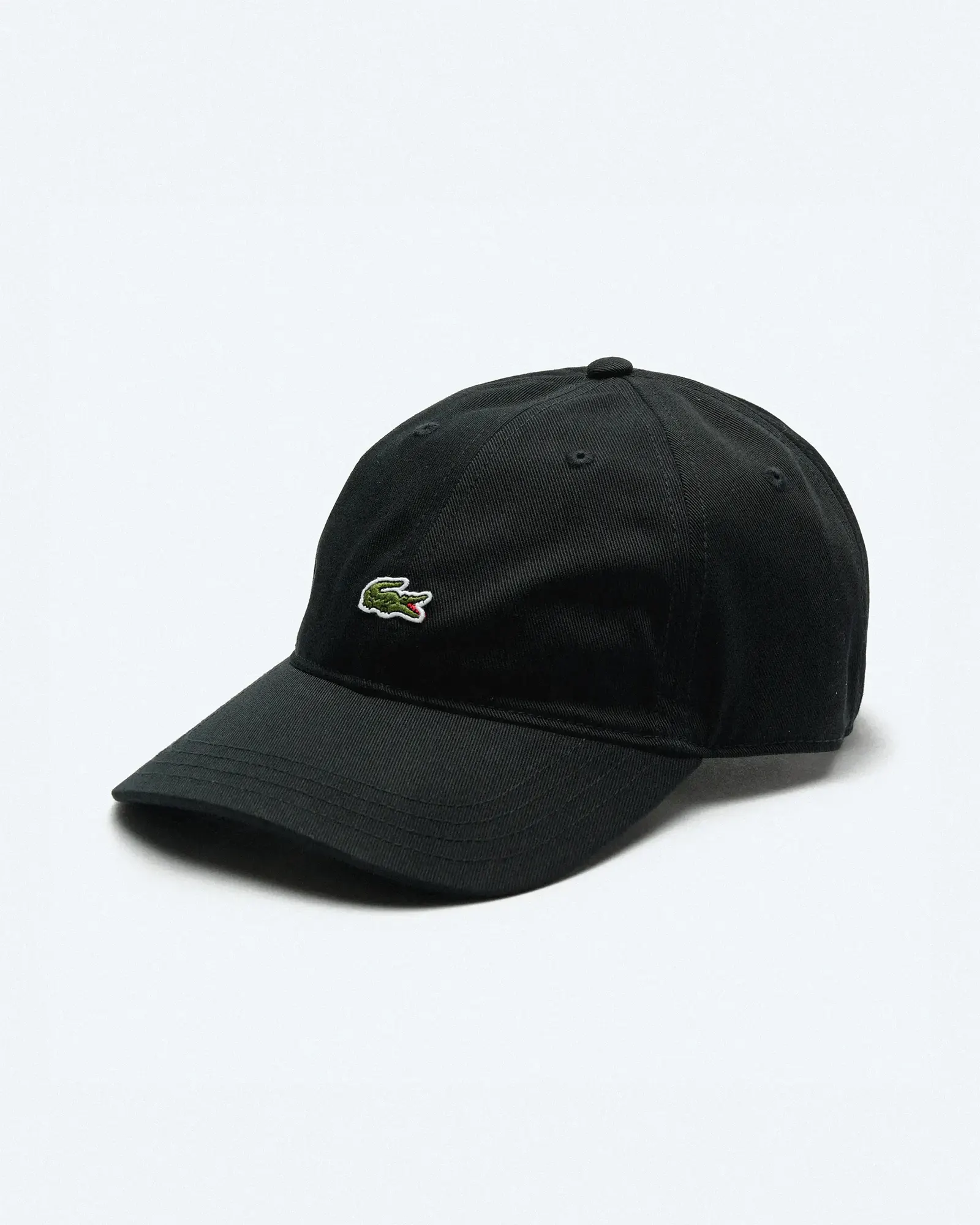Lacoste Cotton Twill Cap Black Lacoste Cotton Twill Cap Black