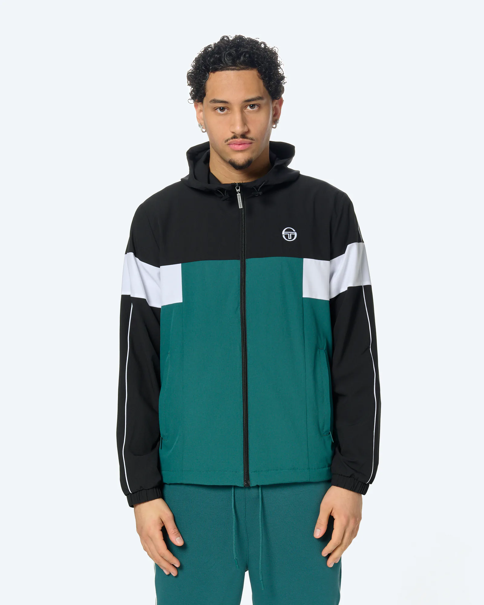 Sergio Tacchini Caspio Track Jacket Black