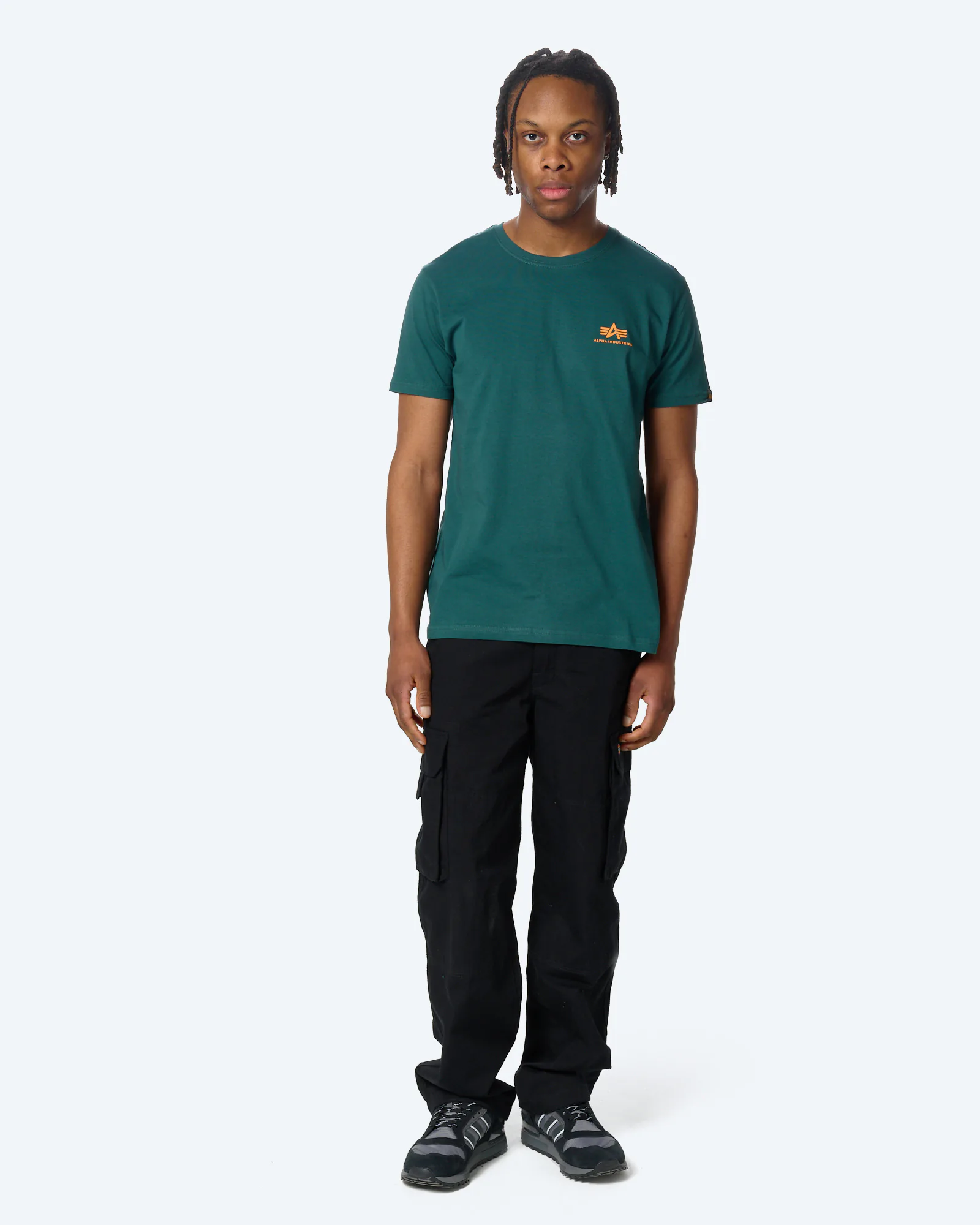 Alpha Industries Basic T-Shirt Small Logo Force Green