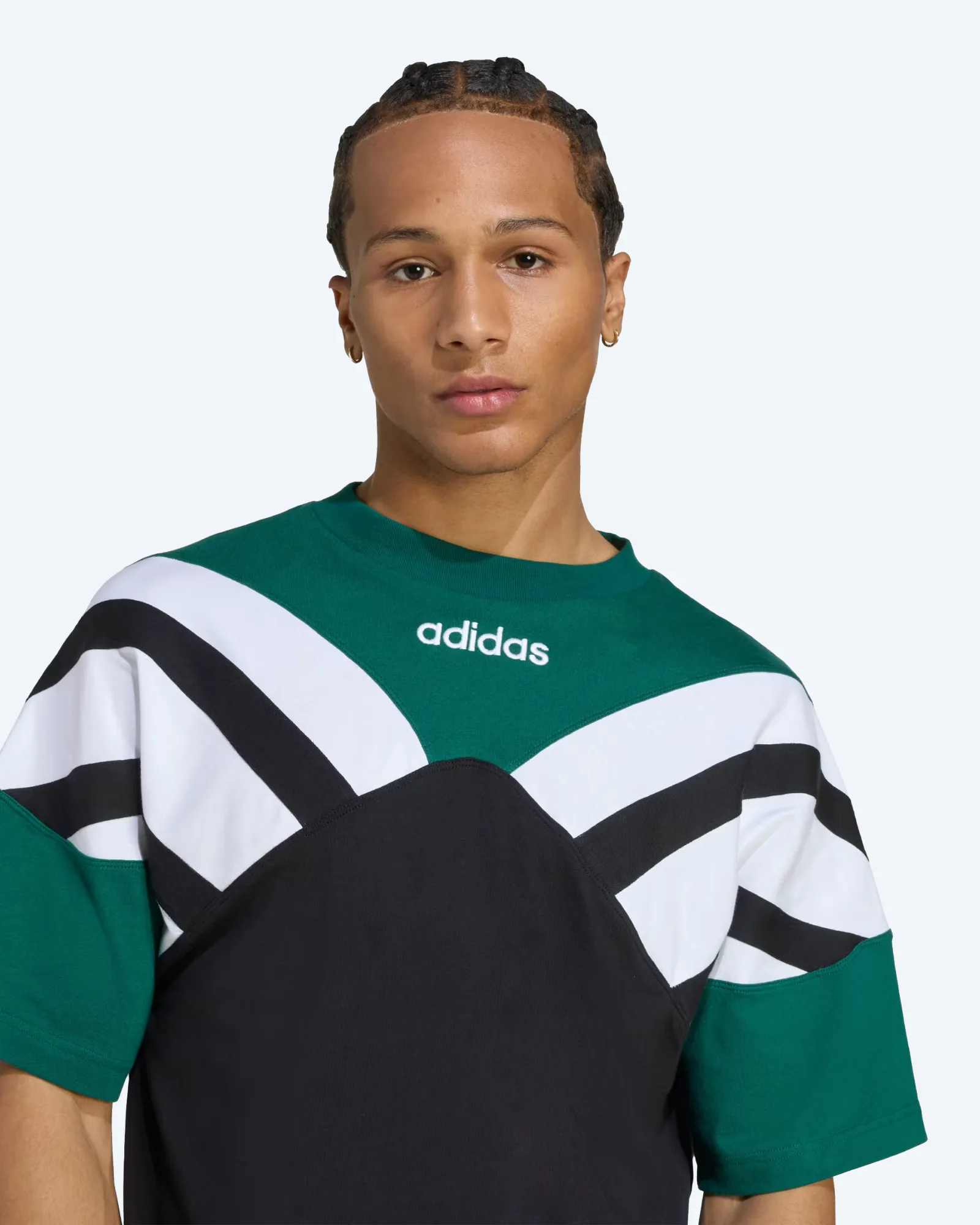 adidas Originals Cutline T-Shirt Black/Core Green