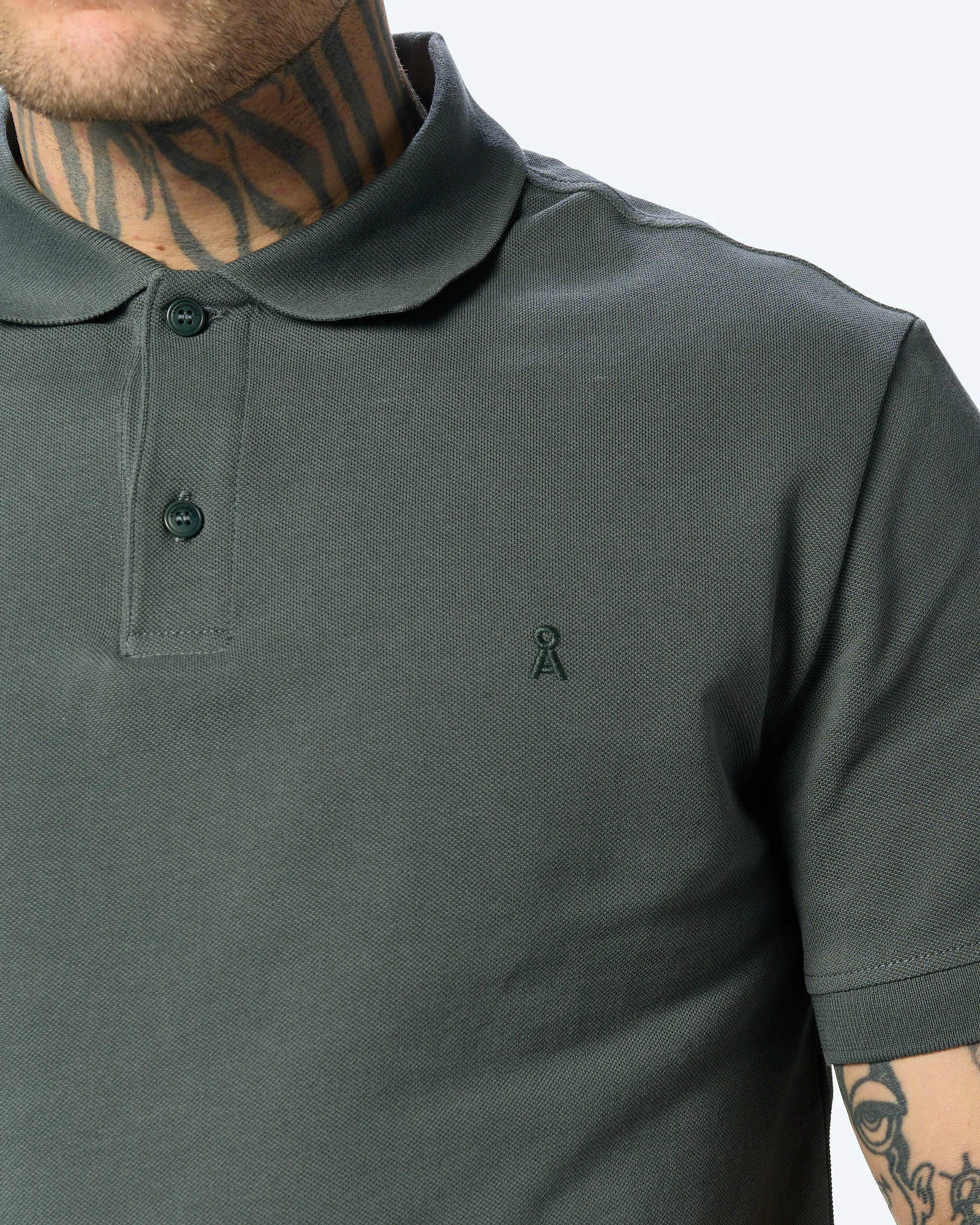 ARMEDANGELS MAARIO Polo Space Steel