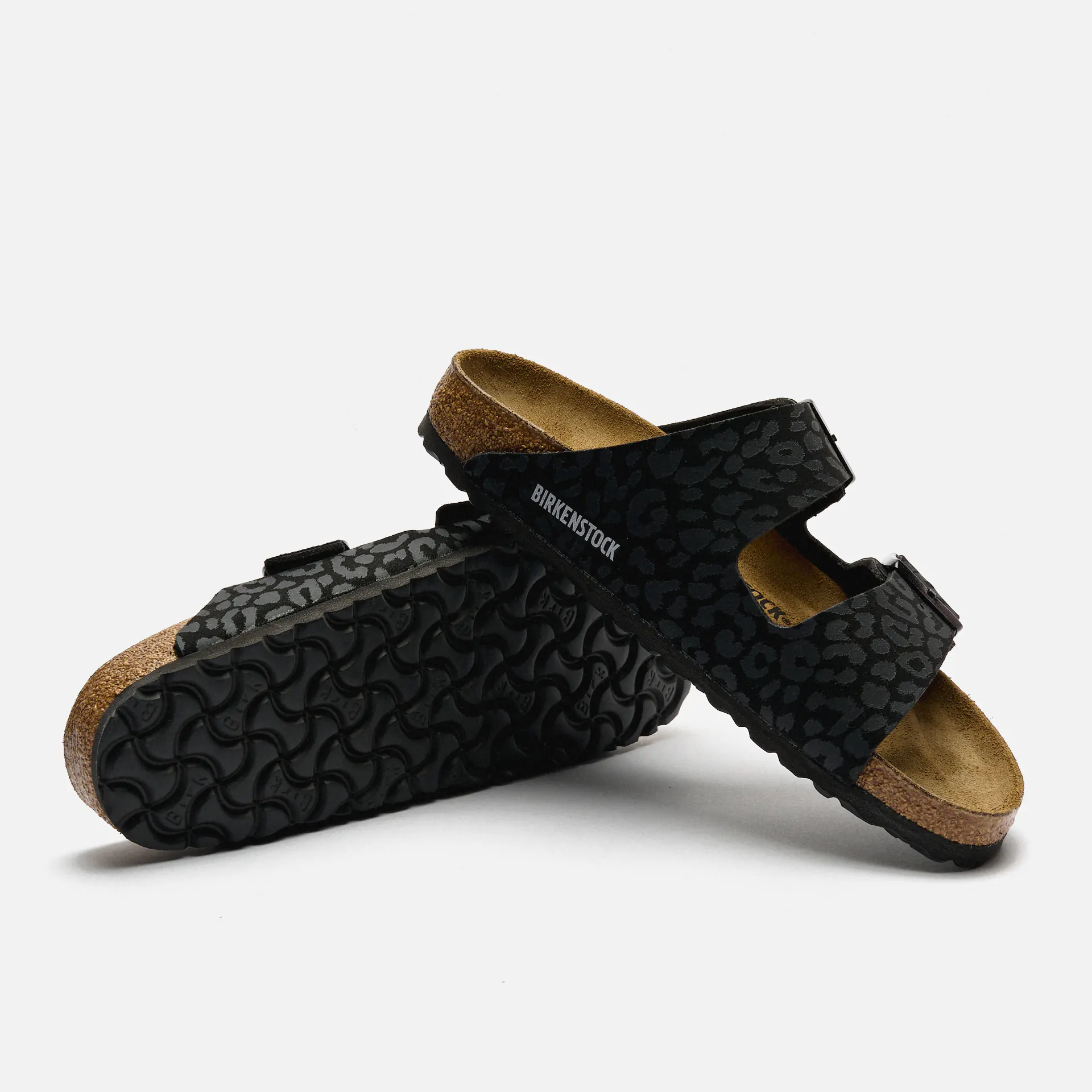 Birkenstock Arizona BS Synthetik (Narrow Fit) Sandals Leo Black