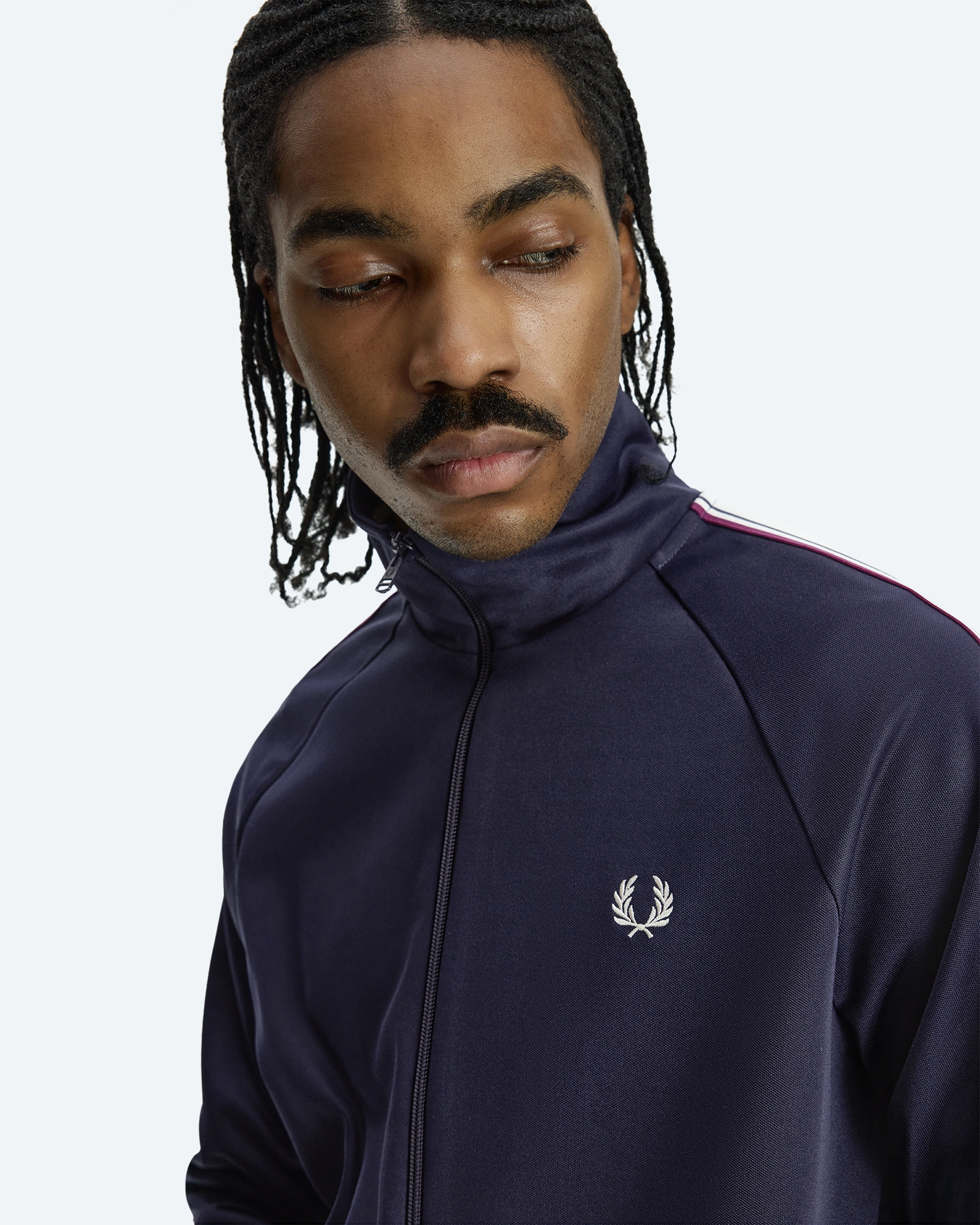 Bold Tipped Track Jacket Twilight Navy