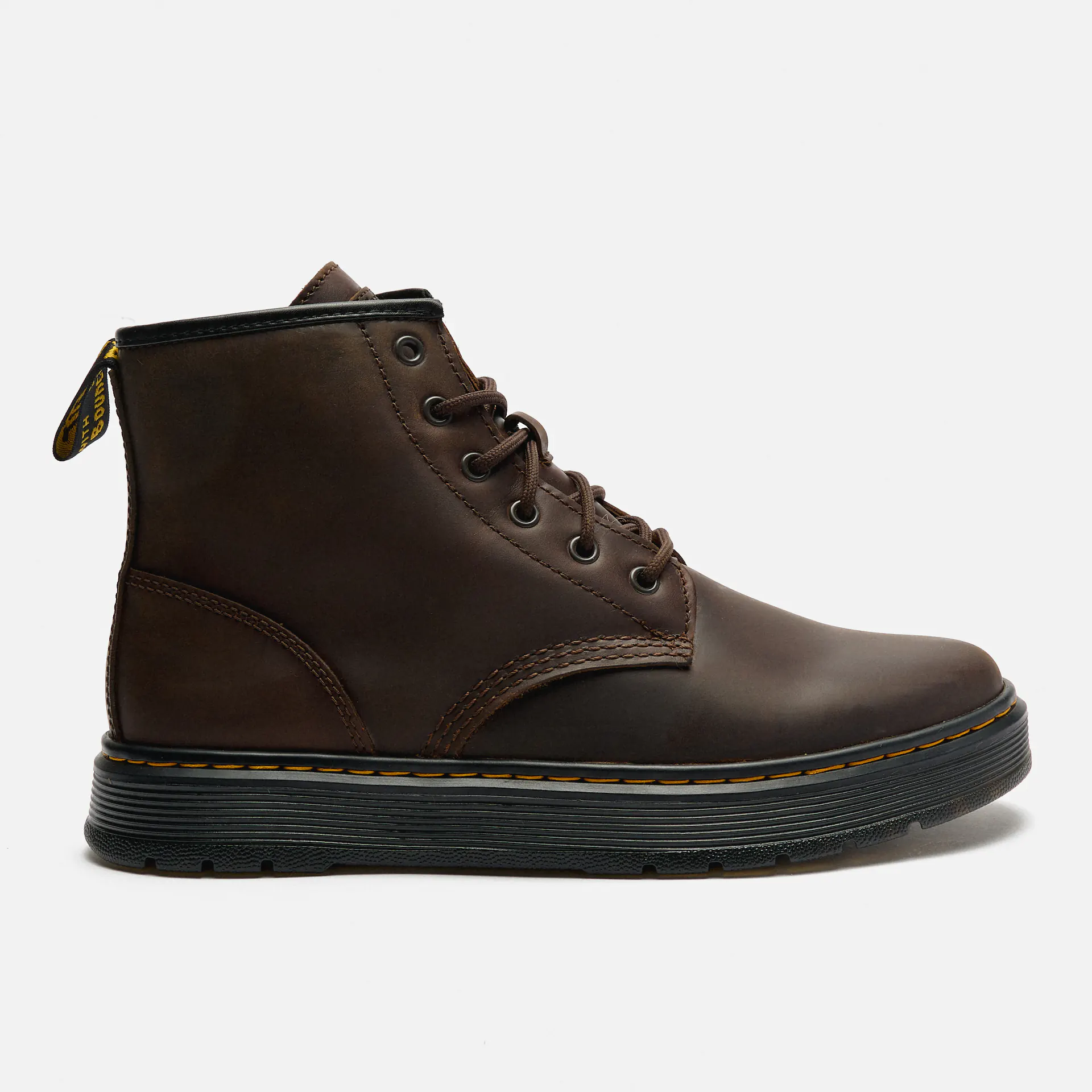 Dr. Martens Brookline Chukka Lusso Boots Dark Brown